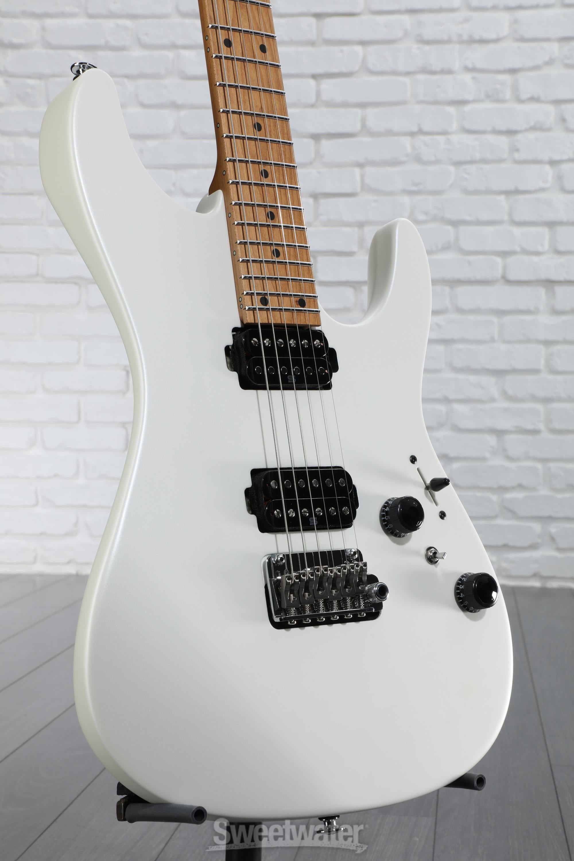 ギター Ibanez AZ2402 PWF Pearl White Prestige Ibanez Prestige AZ2402 Electric Guitar - Pearl White Flat