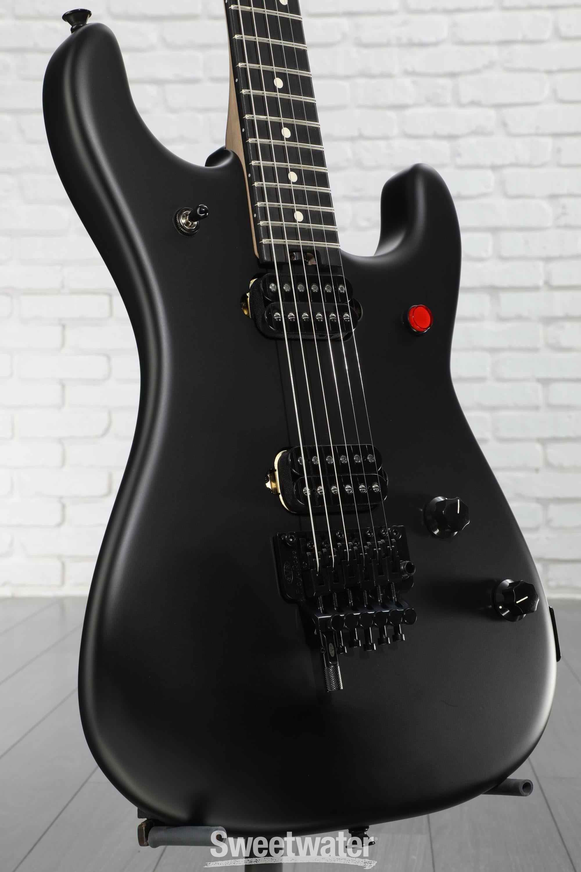 ギター EVH 5150 Deluxe Black Burst 5150™ Series :: 5150® Series Deluxe Poplar Burl, Ebony