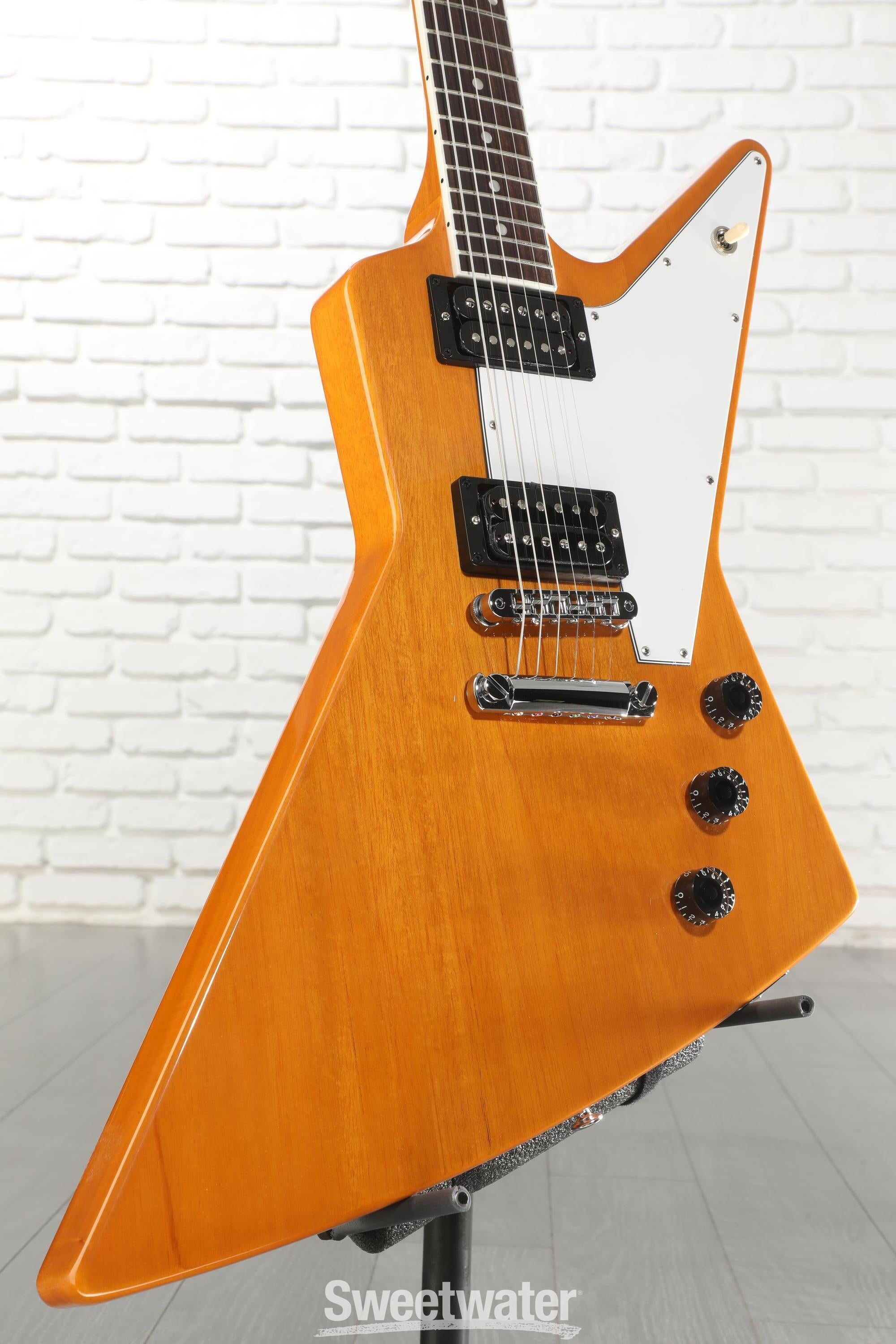 Photo of Gibson '70s Explorer Electric Guitar - Antique Natural