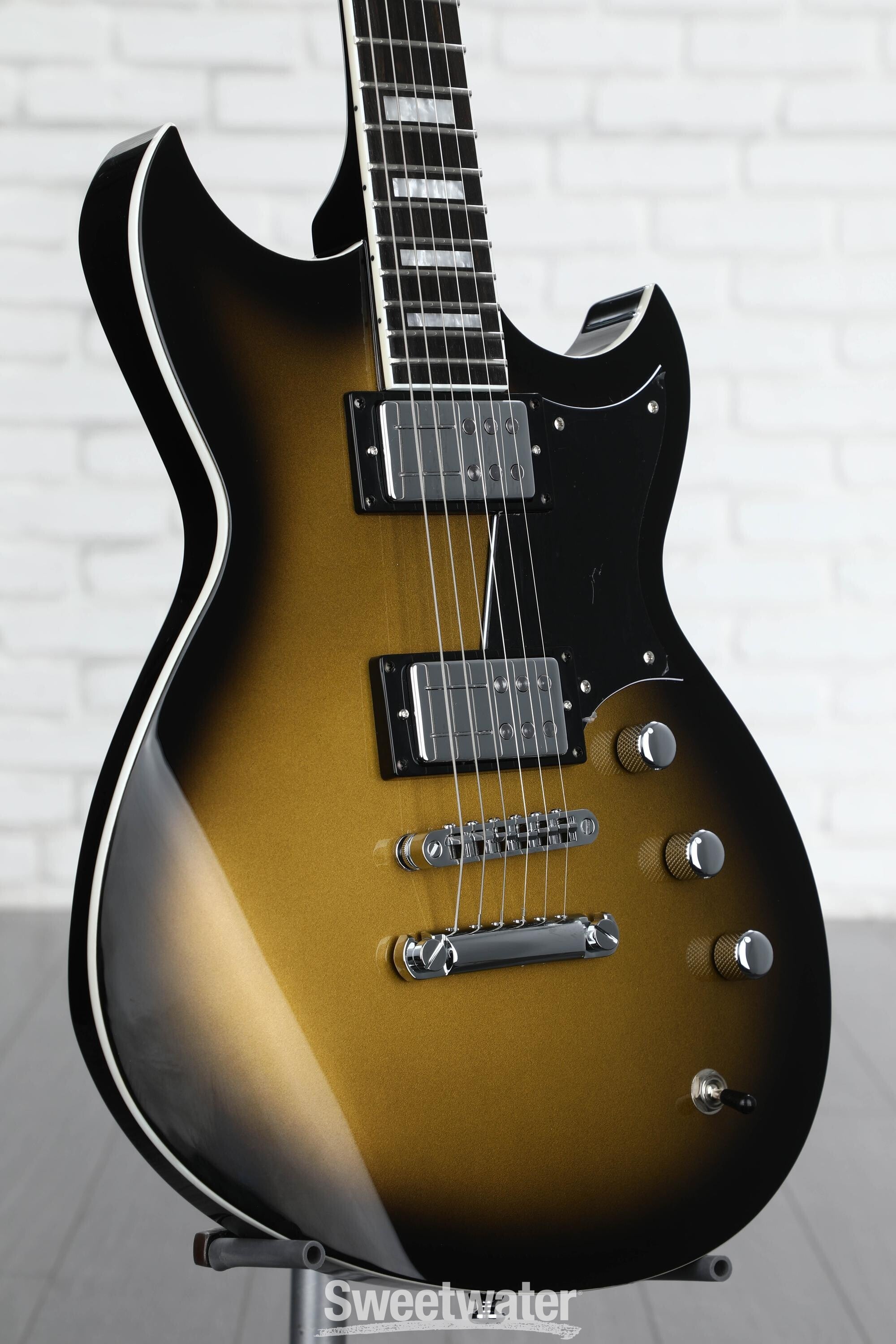【中古】 Reverend Reverend Reverend Sensei RA Solidbody Electric Guitar - Venetian Gold