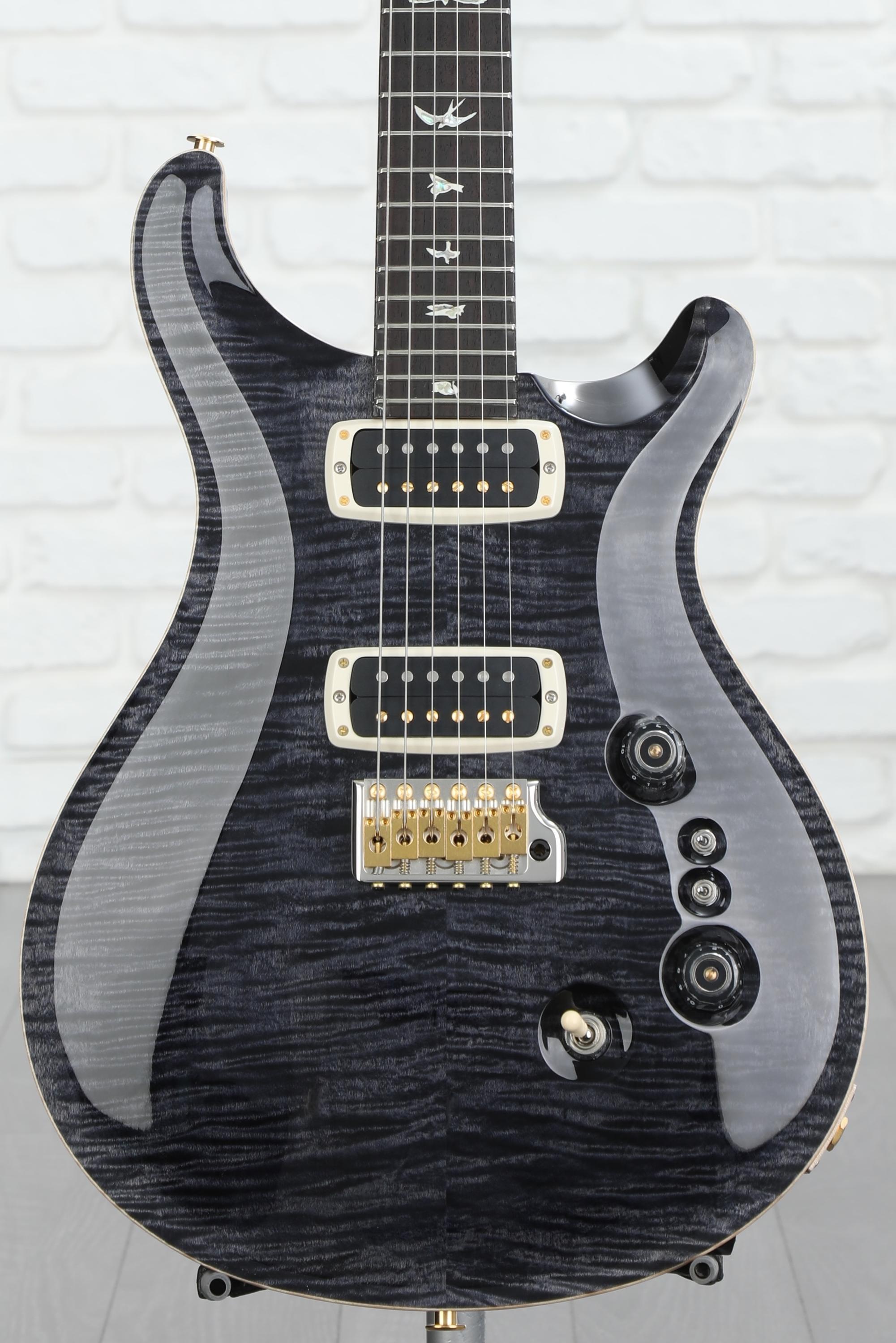 PRS Custom 24-08 10-Top Electric Guitar - Gray Black/Black | Sweetwater