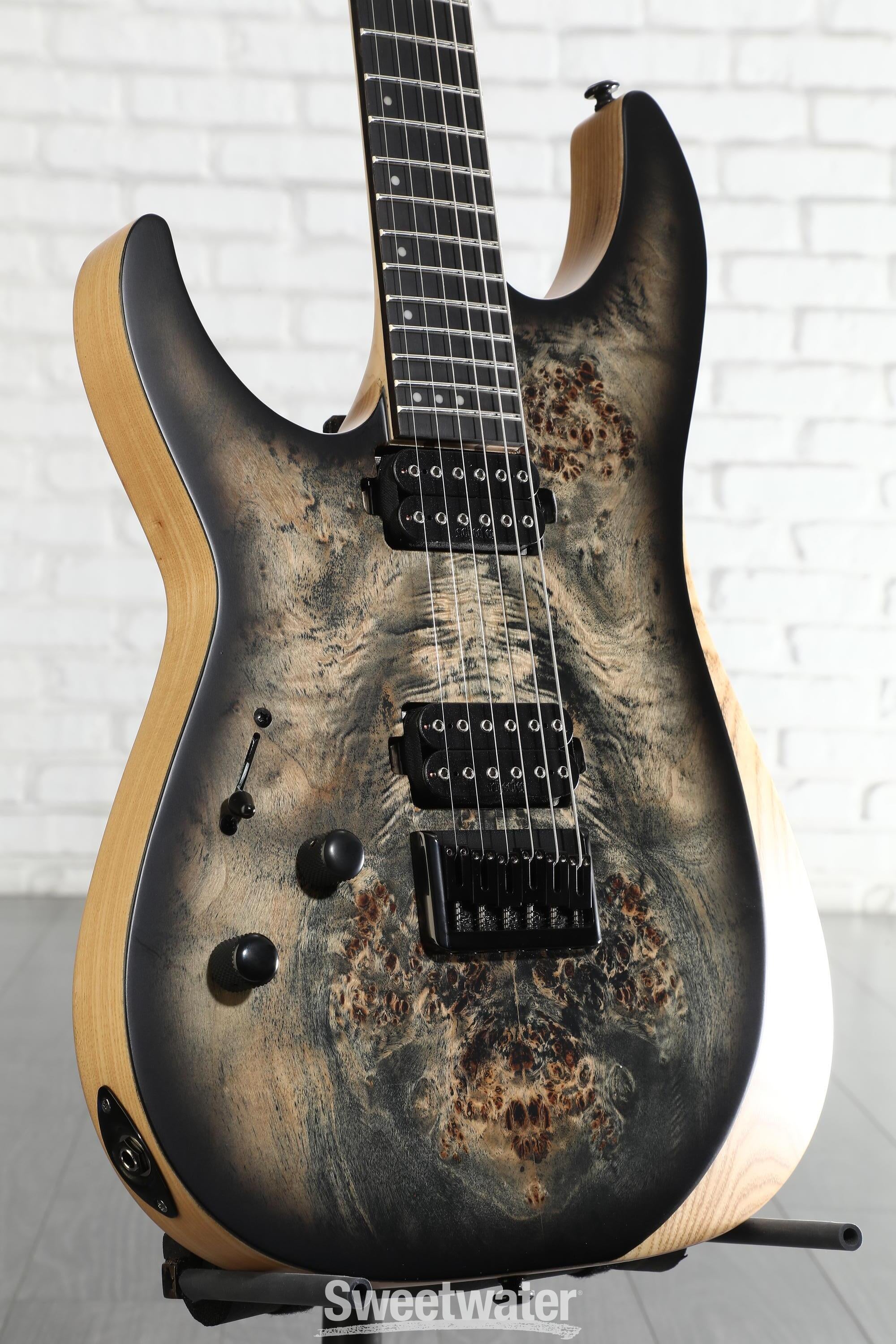 Photo of Schecter Reaper-6 Left-handed - Satin Charcoal Burst