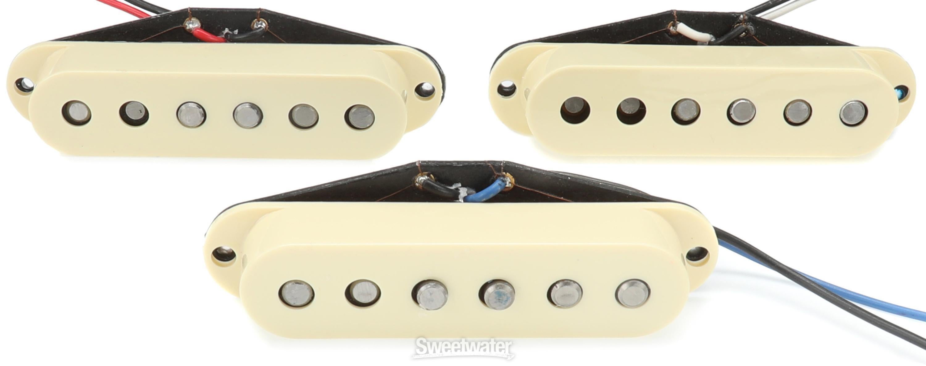 Fender V-Mod Stratocaster 3-piece Pickup Set - Aged White