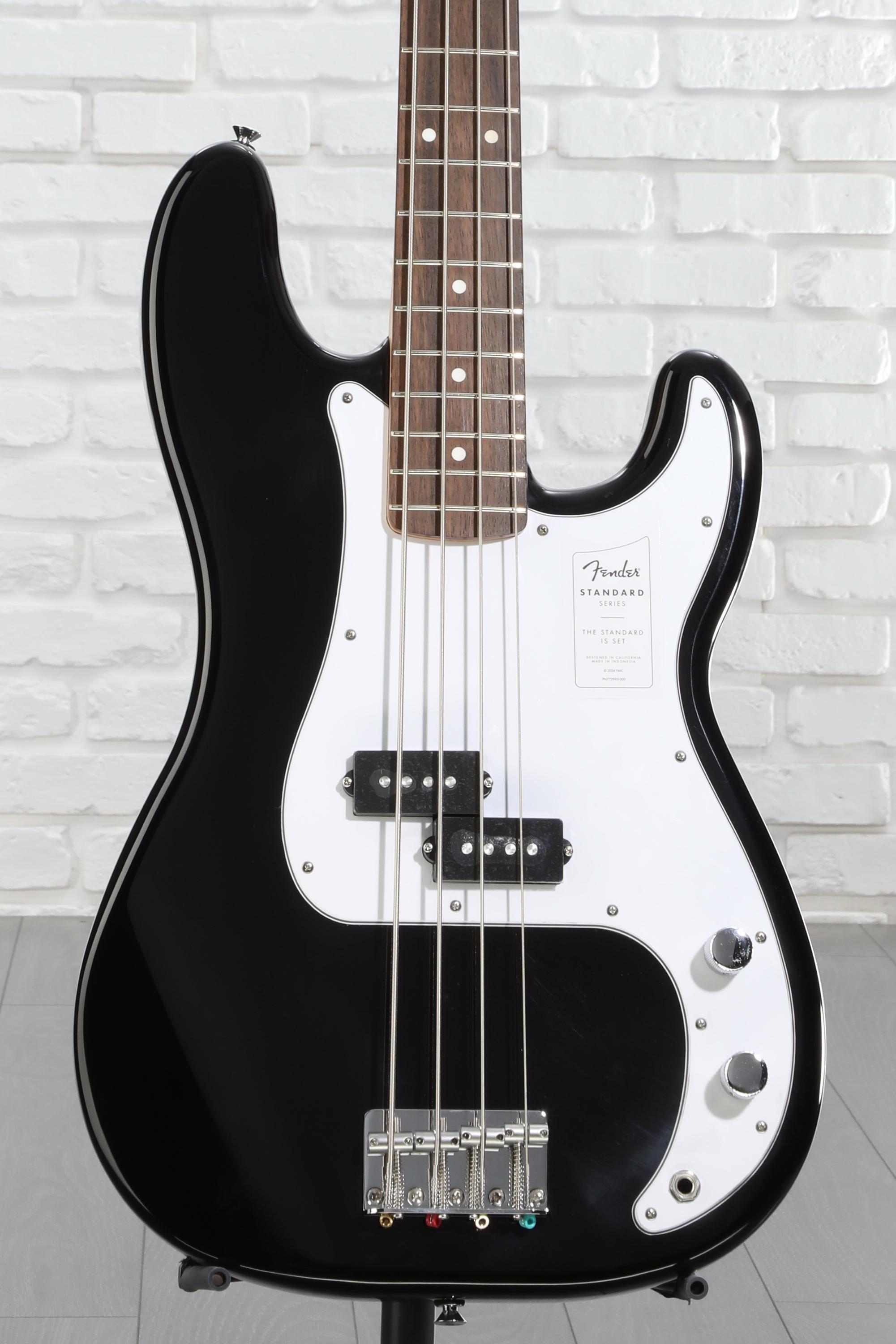Fender Standard Precision Bass - Black, Laurel Fingerboard