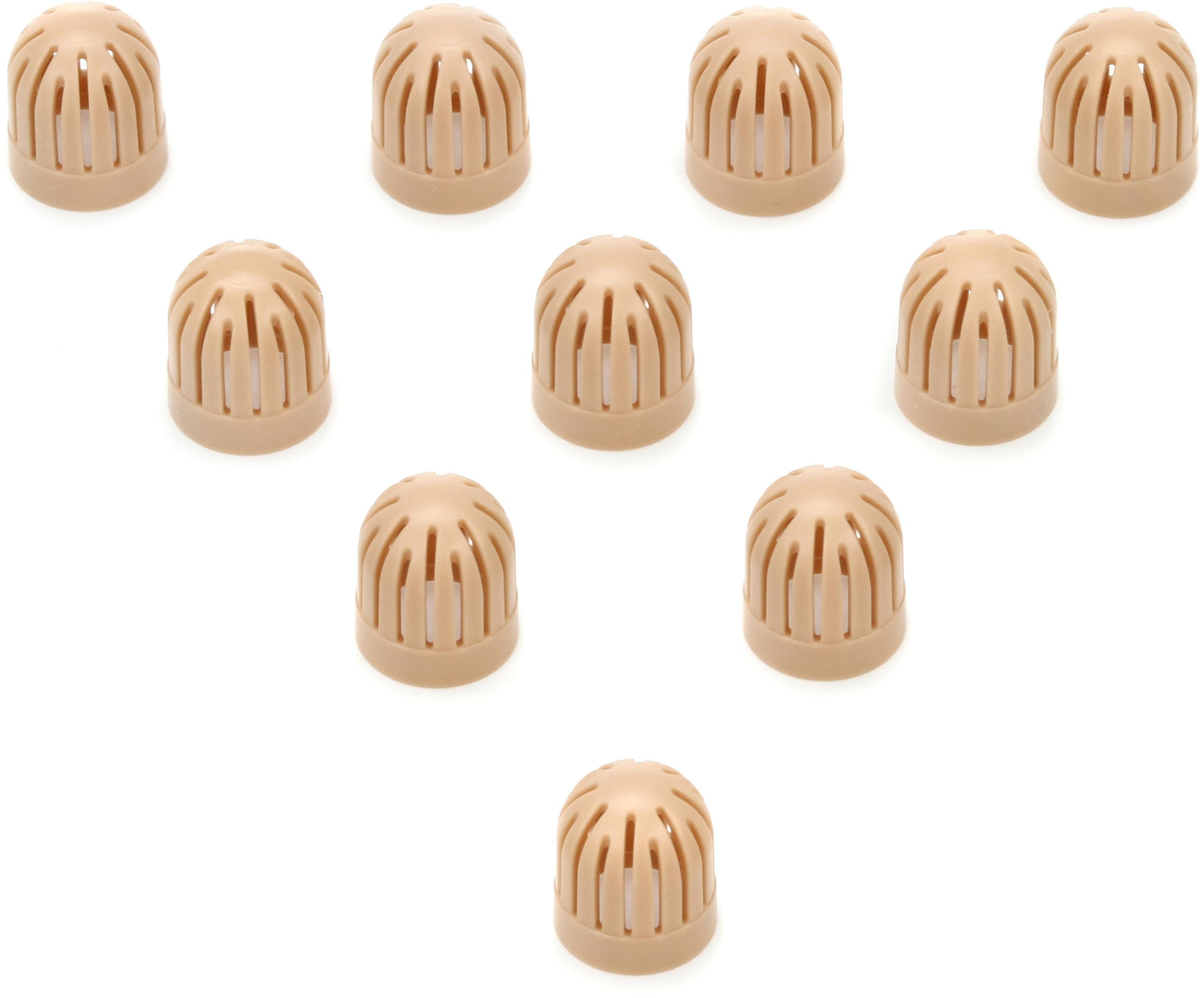 Photo of Shure RPM40FC/T Flat Cap for TwinPlex Series Microphones - Tan (10 Pack)