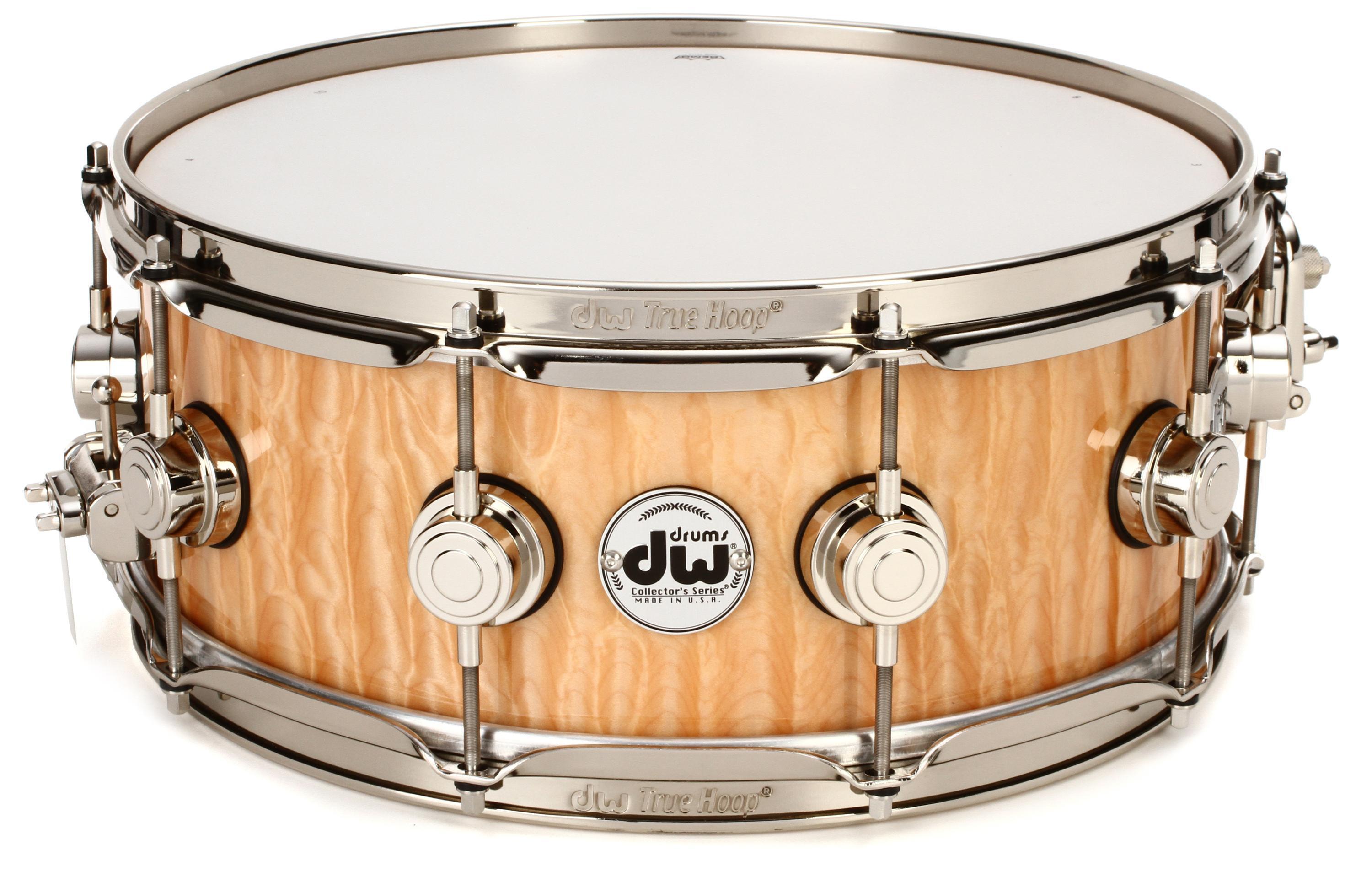 DW Collector's Exotic Quilted Maple Snare Drum - 5.5