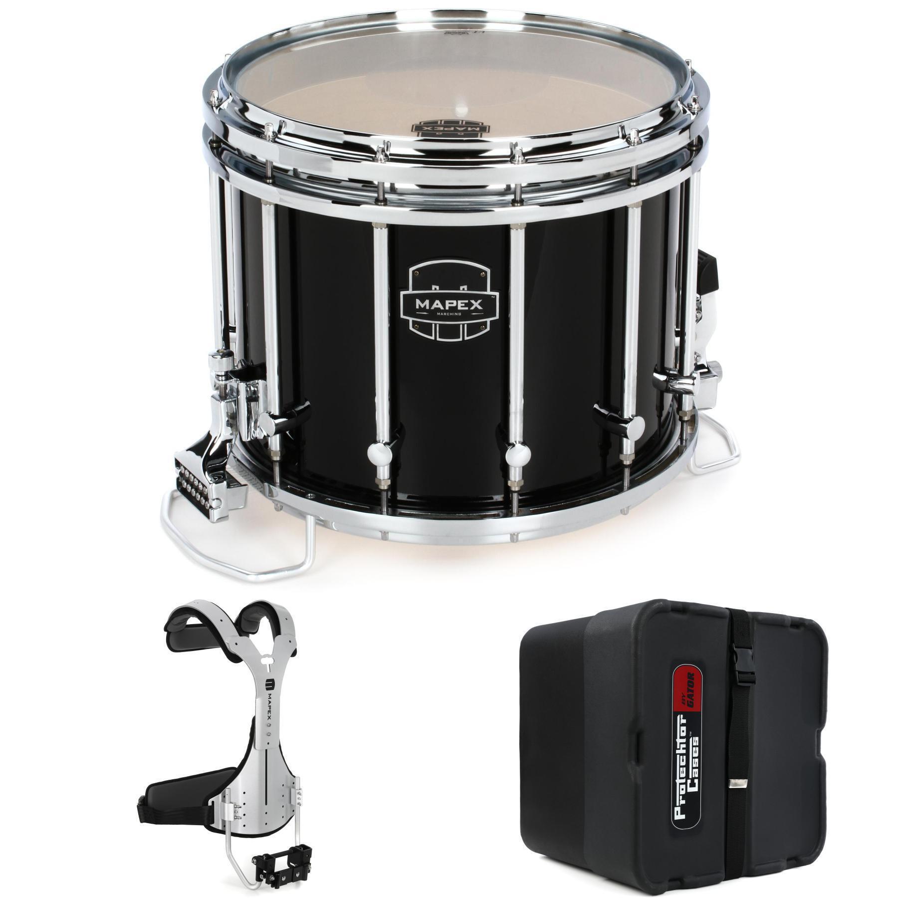 Mapex Quantum XT 14-inch x 12 inch Marching Snare Drum with Carrier and ...