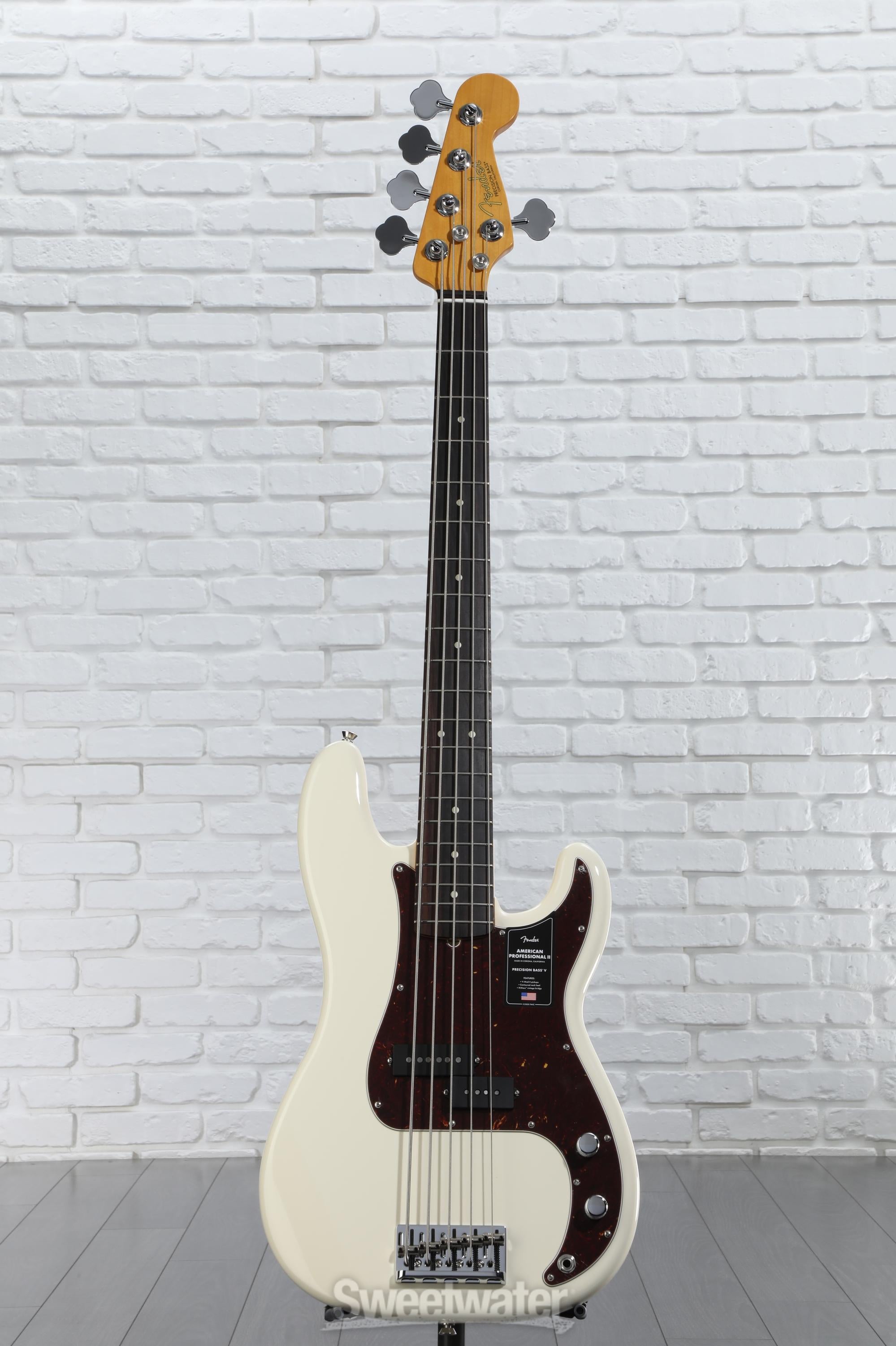 Fender American Professional II Precision Bass V - Olympic White