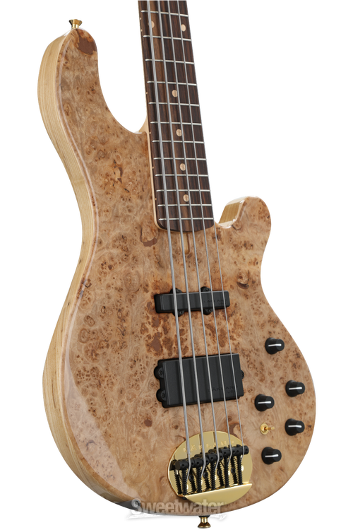 Lakland 55-94 Deluxe, Exotic Top - Maple Burl with Rosewood