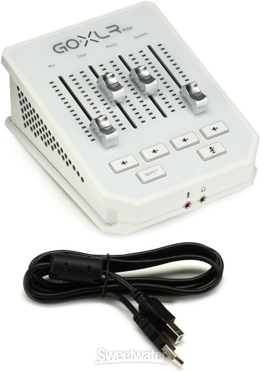 TC Helicon Go XLR Mini Online Broadcast Mixer White