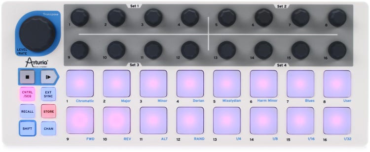 Arturia BeatStep Pro MIDI USB Analog Digital Drum Controller