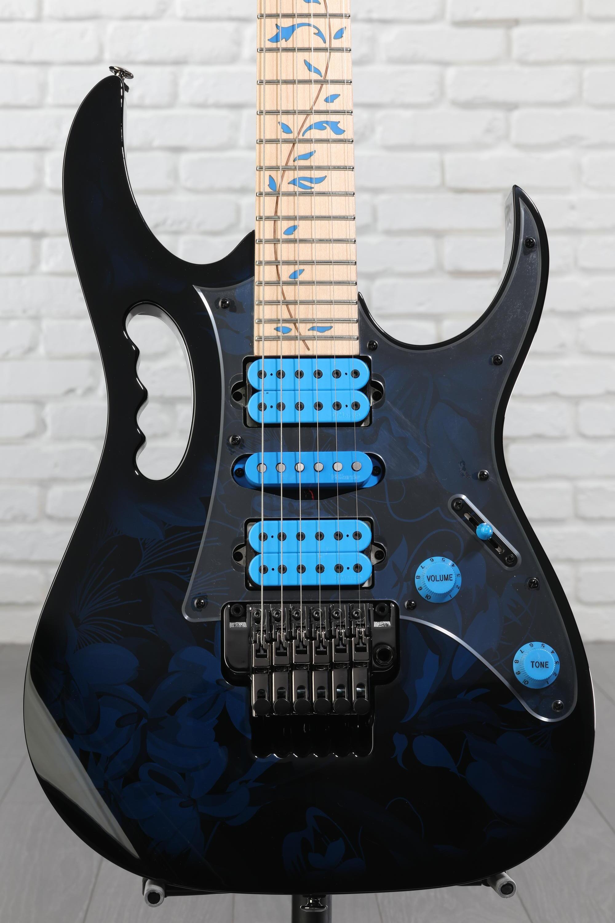 Ibanez Steve Vai Signature JEM77 - Blue Floral Pattern | Sweetwater