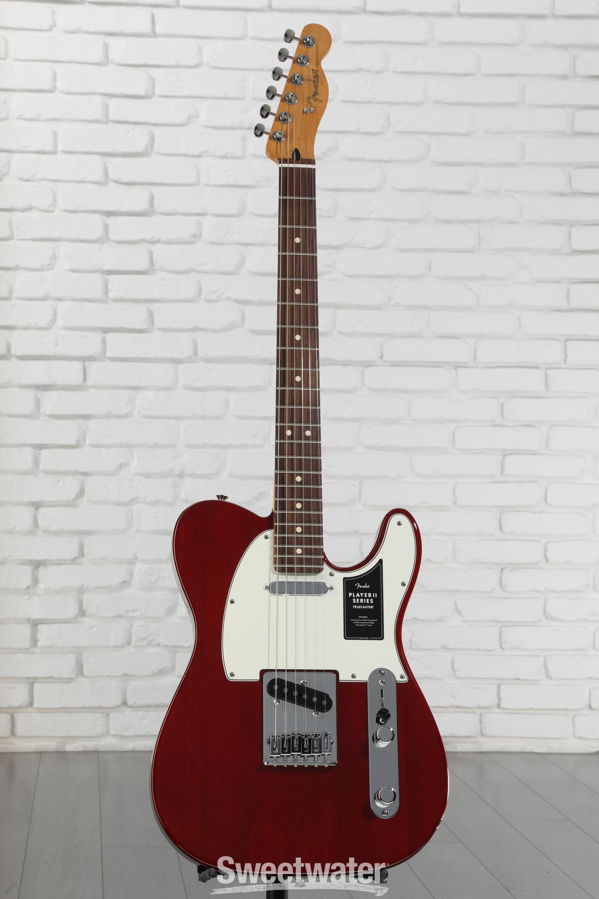 ギター Fender Player II Telecaster Rose wood Fender Player II Telecaster Electric Guitar - Transparent