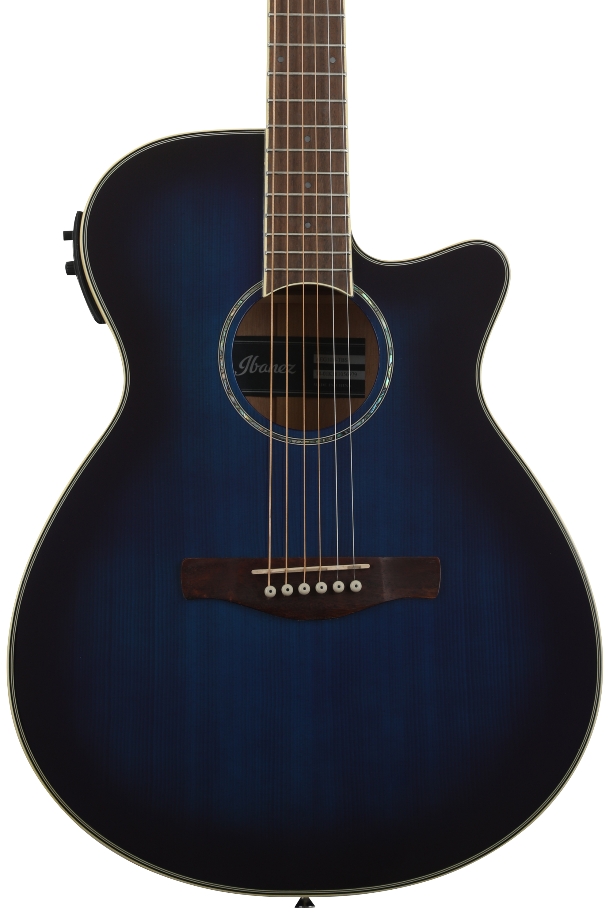 Ibanez AEG10II - Transparent Blue Sunburst | Sweetwater