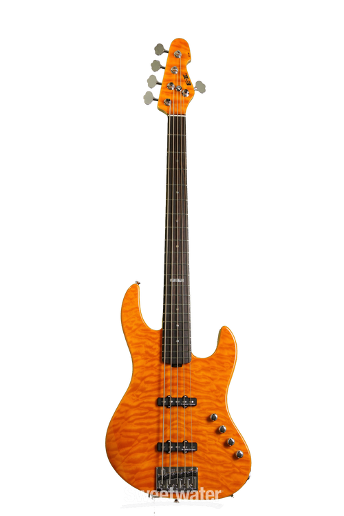 ESP E-II J5 QM Bass - Amber