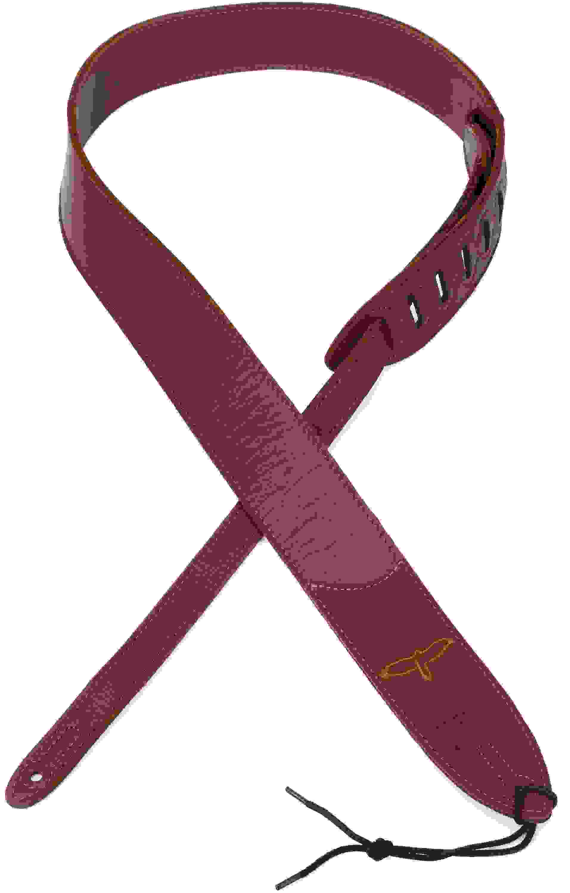 PRS Premium Leather Strap - Burgundy