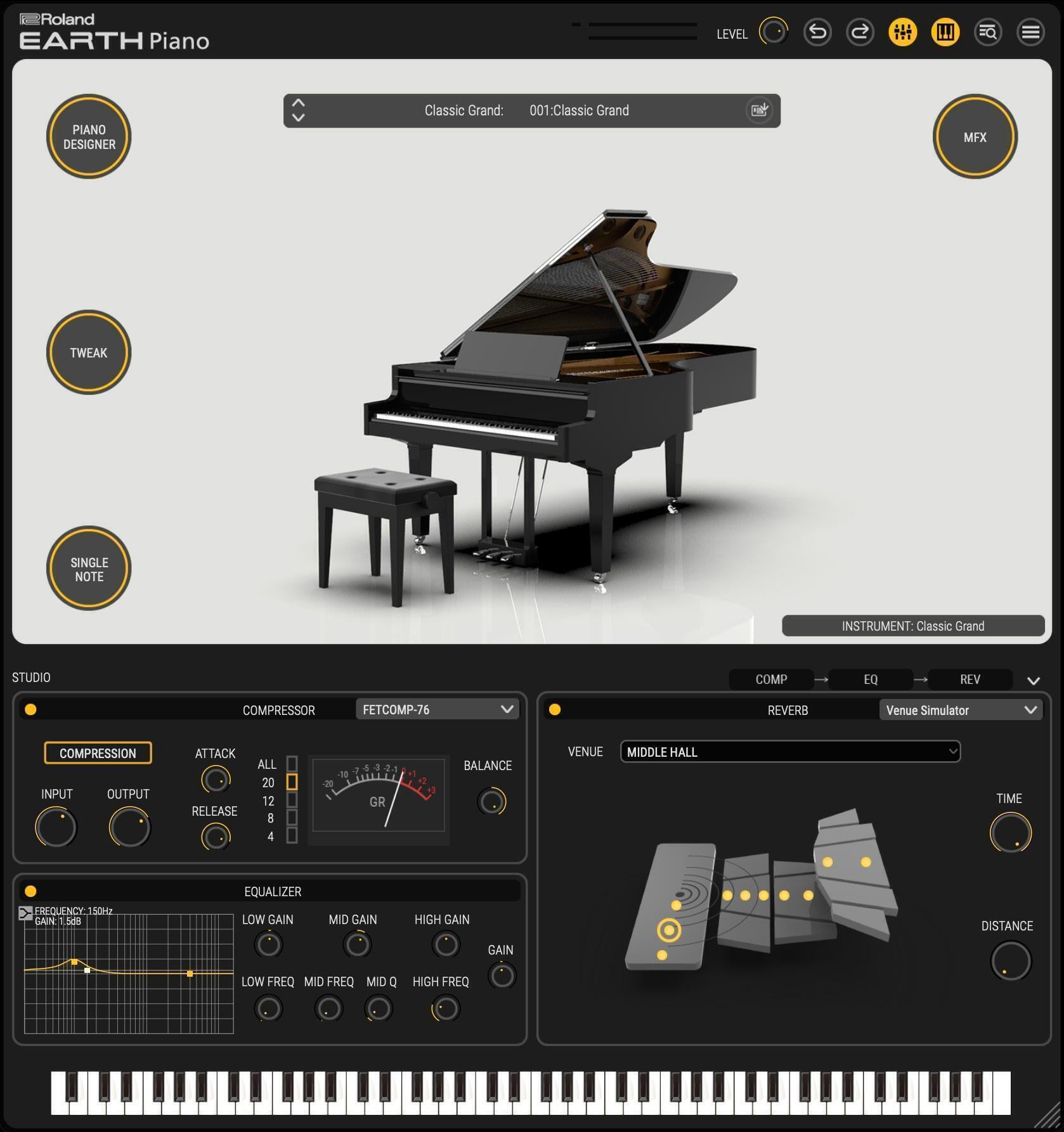 Photo of Roland Earth Piano Software Instrument