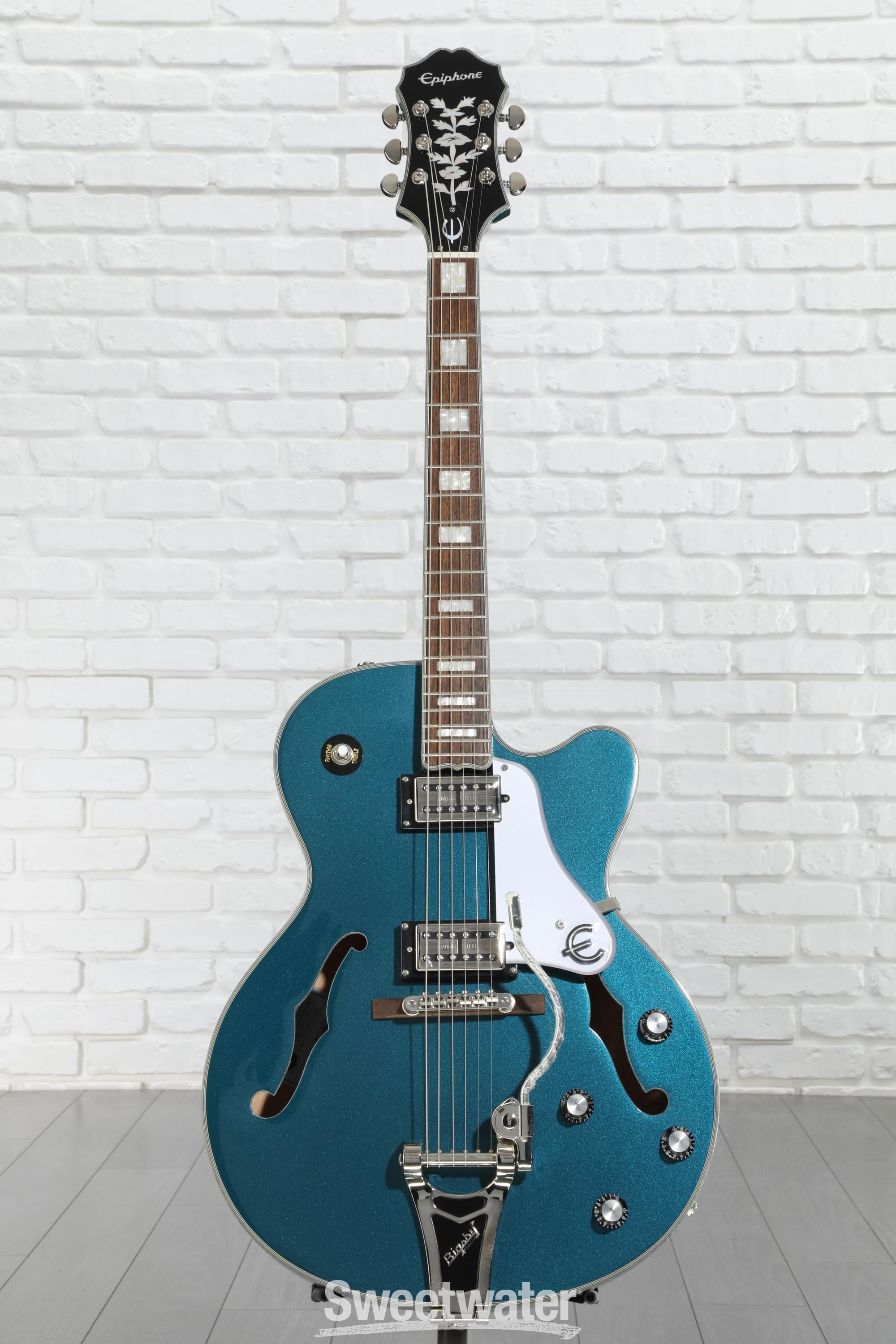Epiphone Emperor Swingster Hollowbody - Delta Blue Metallic