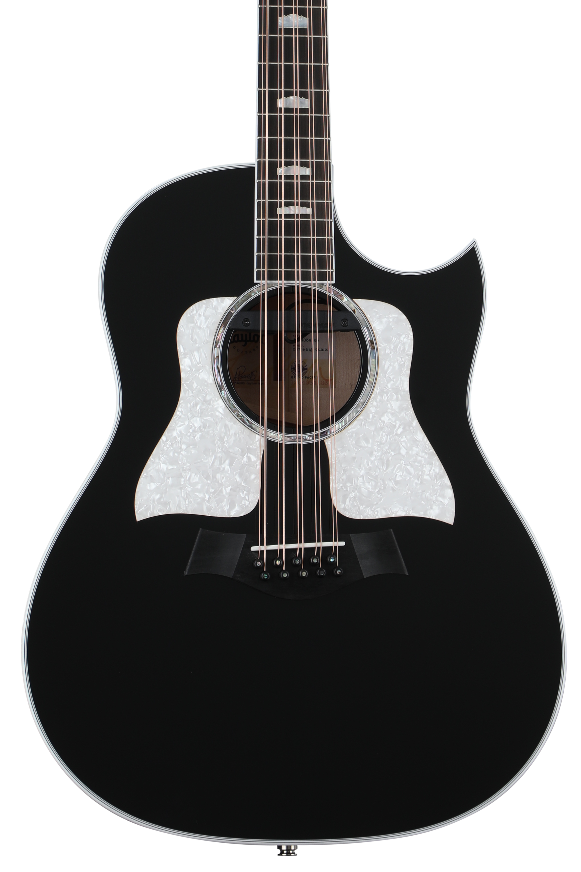 Taylor 657ce Acoustic-electric Bajo Quinto - Black | Sweetwater