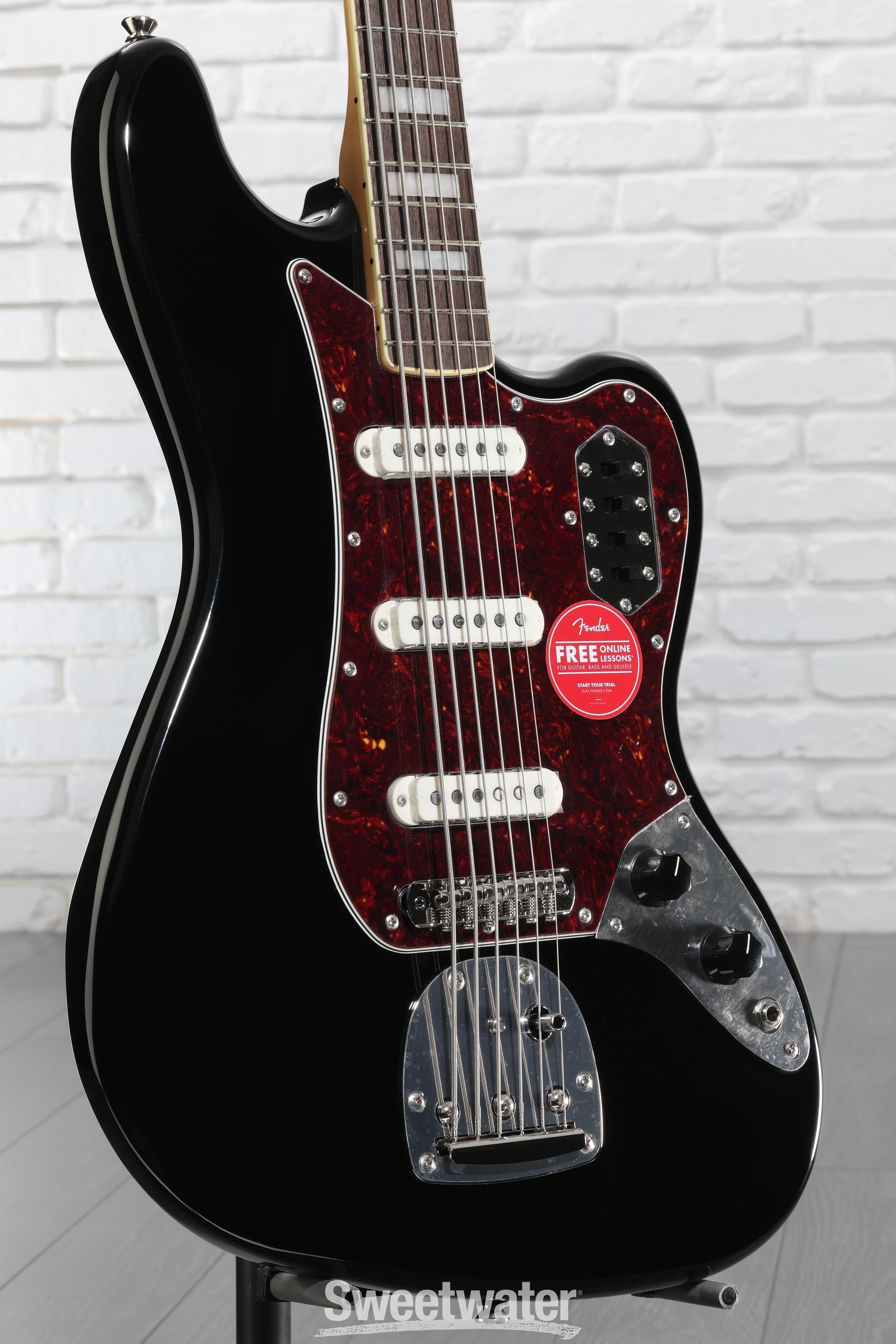 eroppi1960　Classic Vibe Bass VI Black Squier Classic Vibe Bass VI Guitar - Black | Sweetwater