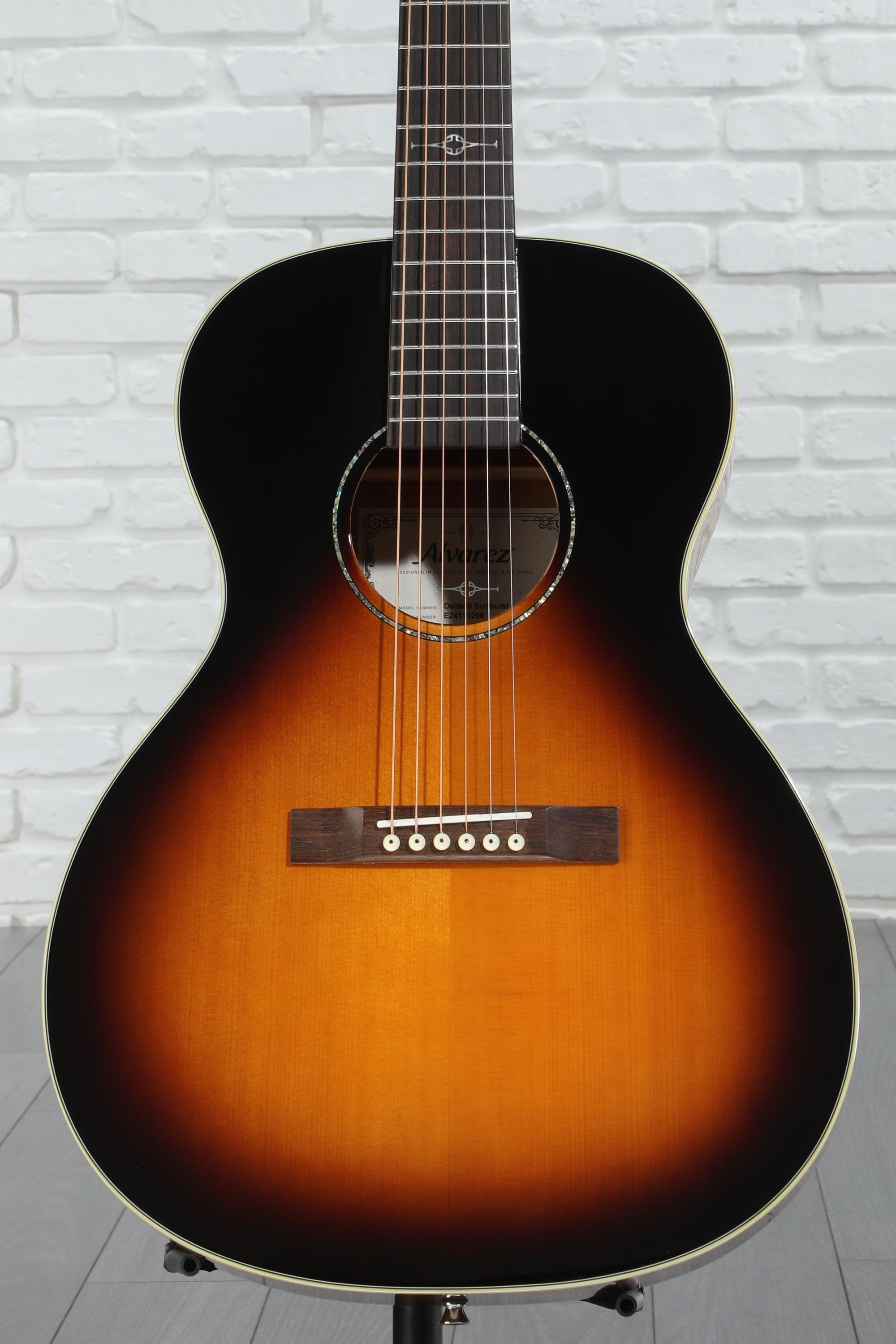 Samick アコースティックギター サンバースト Bluesfed アコースティックギター Model No: 20-30（Alvarez