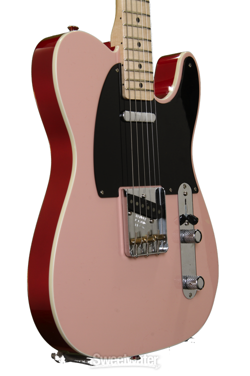Fender Custom Shop Dual Tone Top Bound Telecaster NOS - Shell Pink/Red