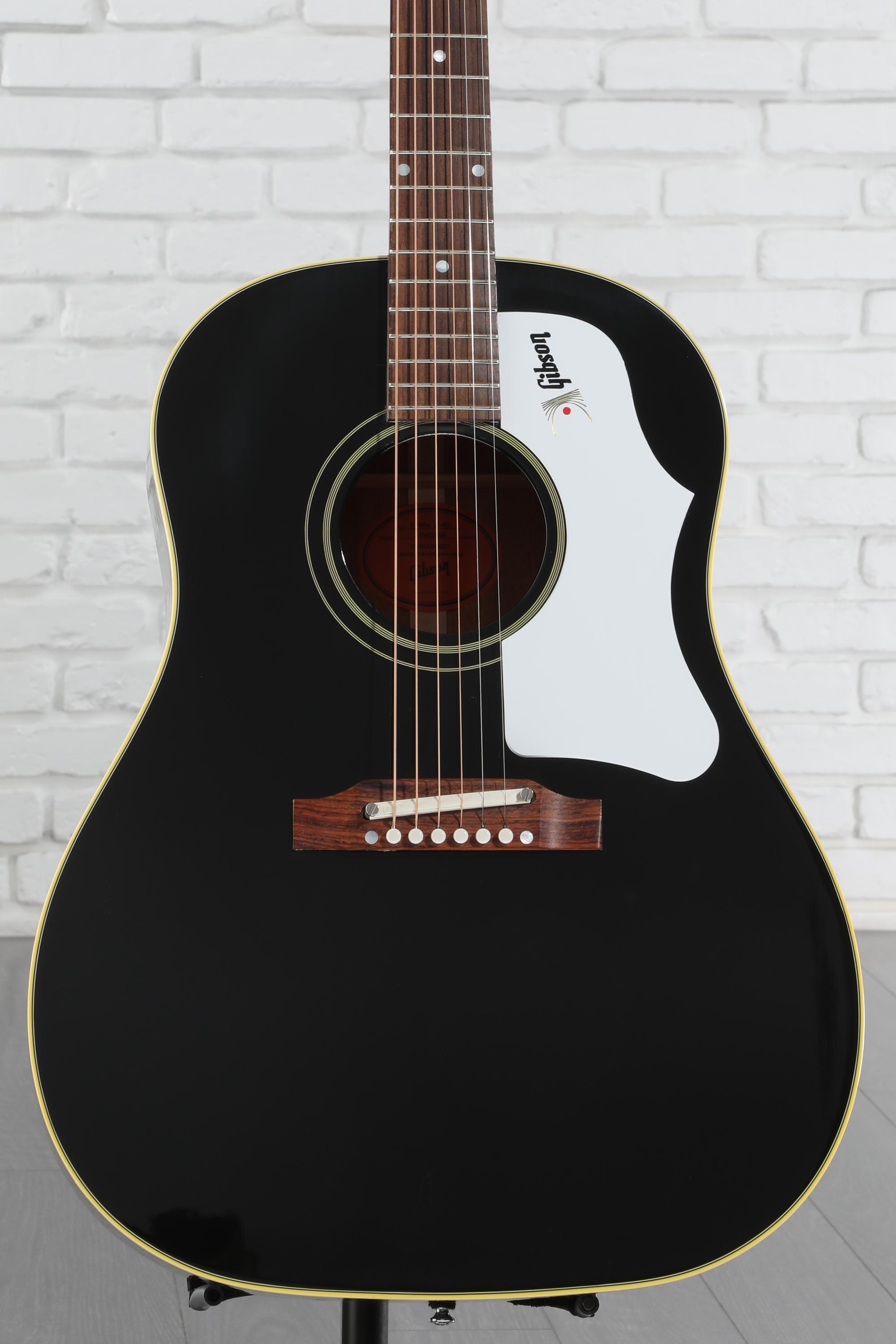 ギター Gibson J-45 1960s Original Ebony Gibson Acoustic 60s J-45 Original Acoustic Guitar - Ebony