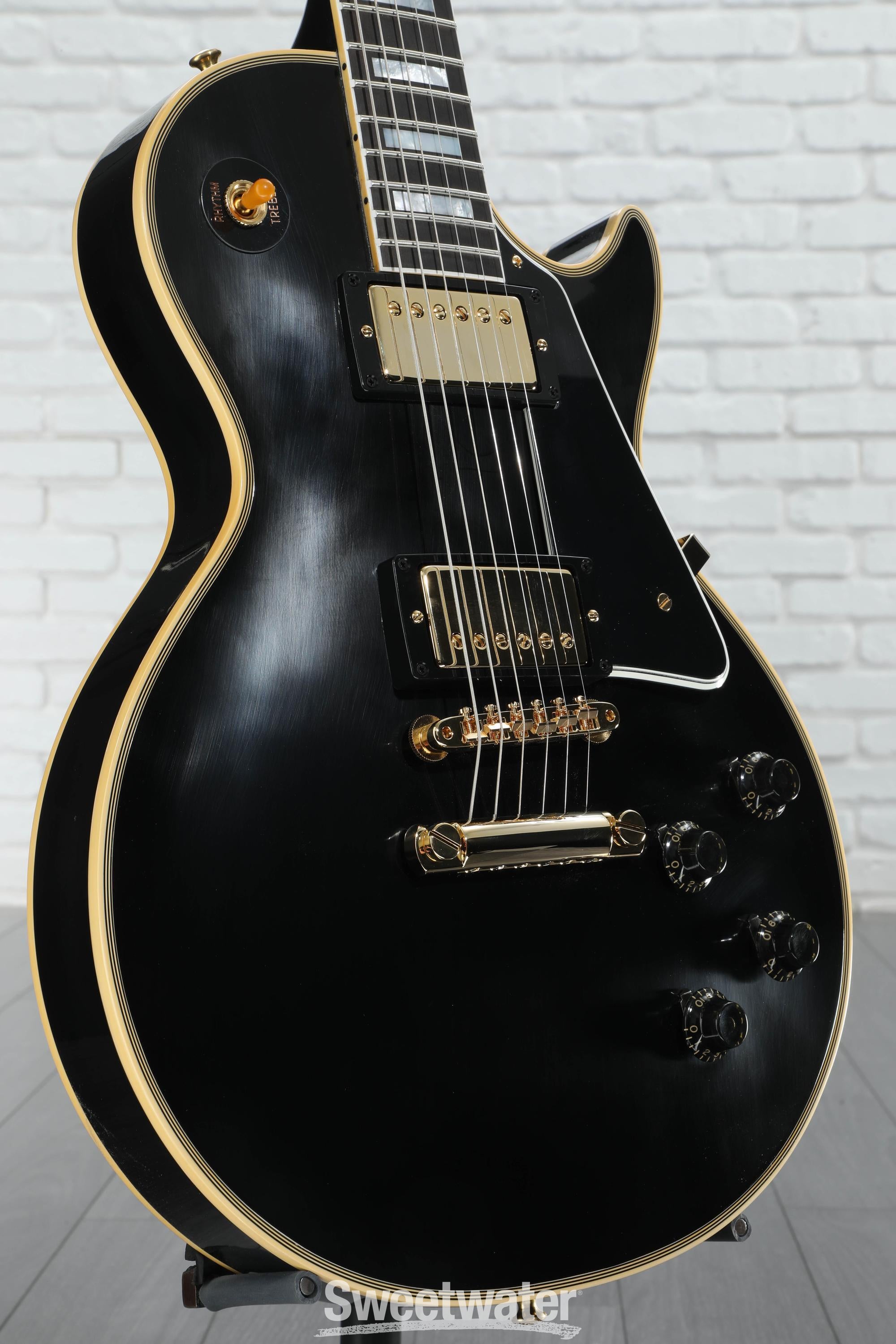 Gibson Custom 1957 Les Paul Custom Reissue Electric Guitar - Ebony