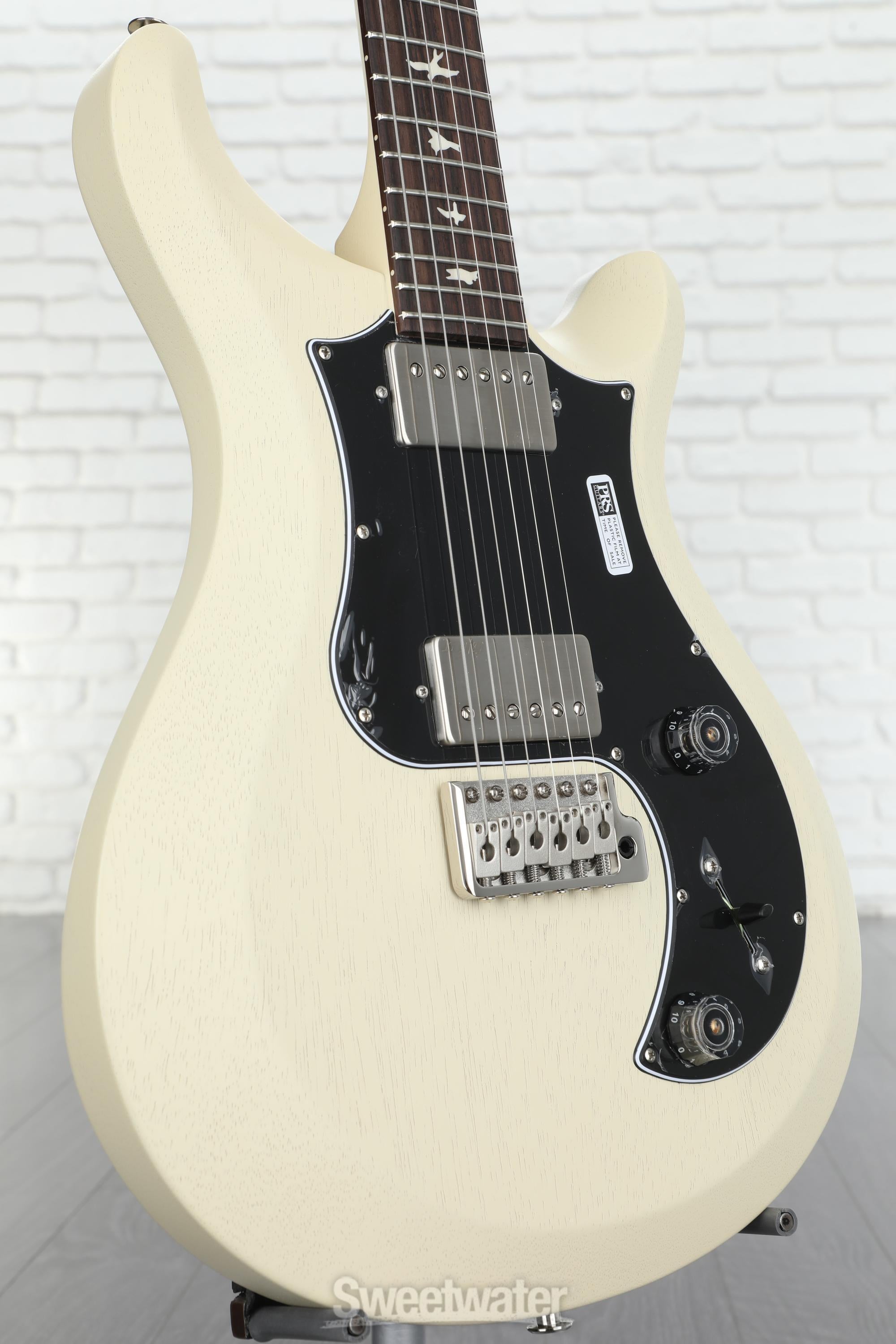 PRS S2 Standard 22 Electric Guitar - Antique White Satin | Sweetwater