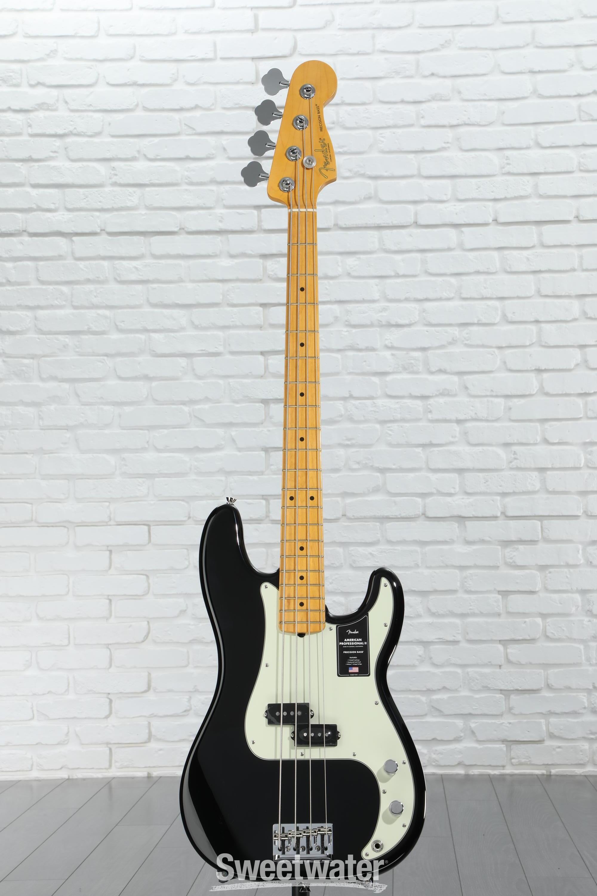 Fender USA Precision 5弦Bass ブラック美品 Fender American Professional II Precision Bass - Black with Maple