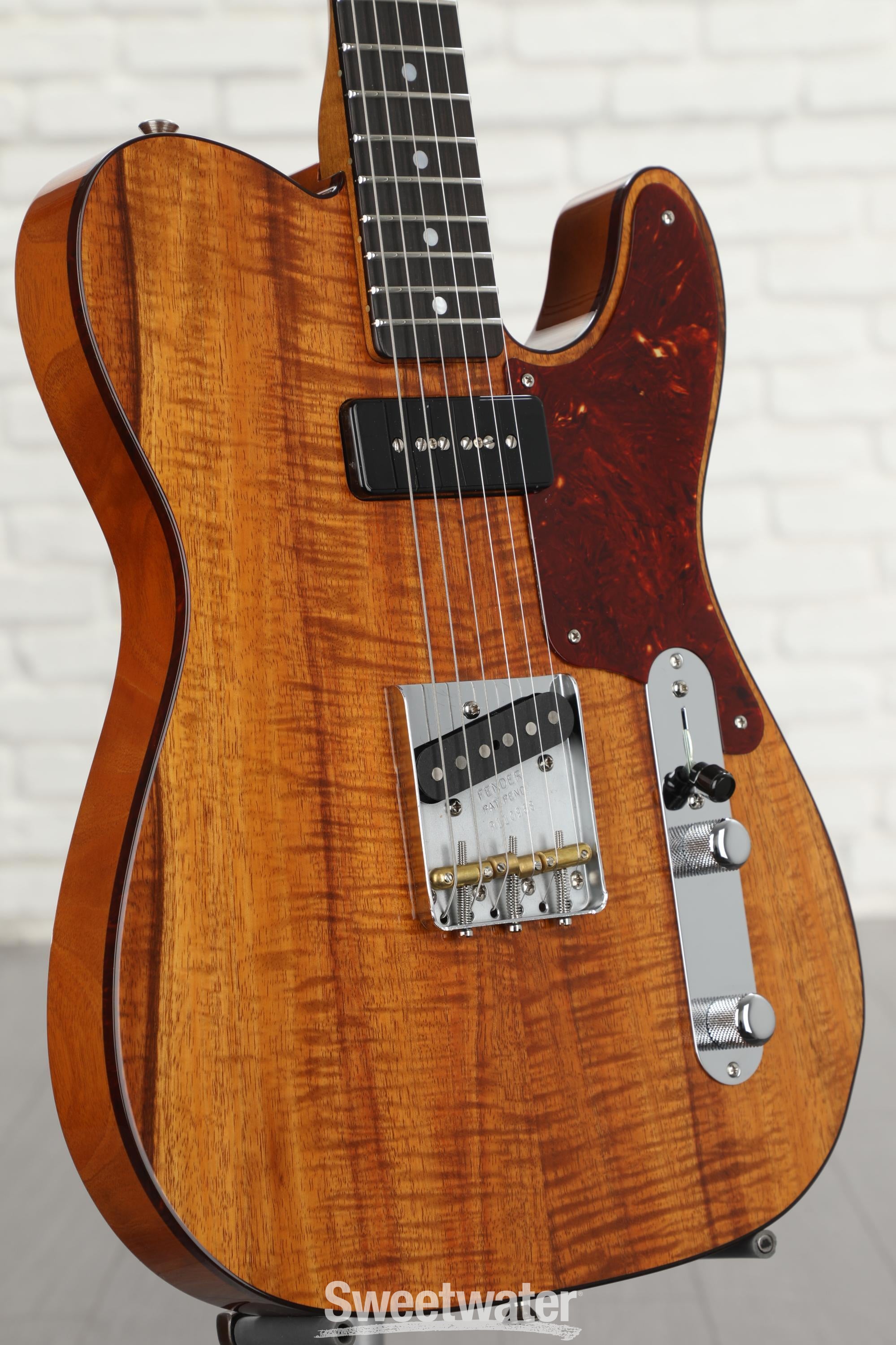 Fender Custom Shop Artisan P90 Telecaster AAAA Figured Koa Top