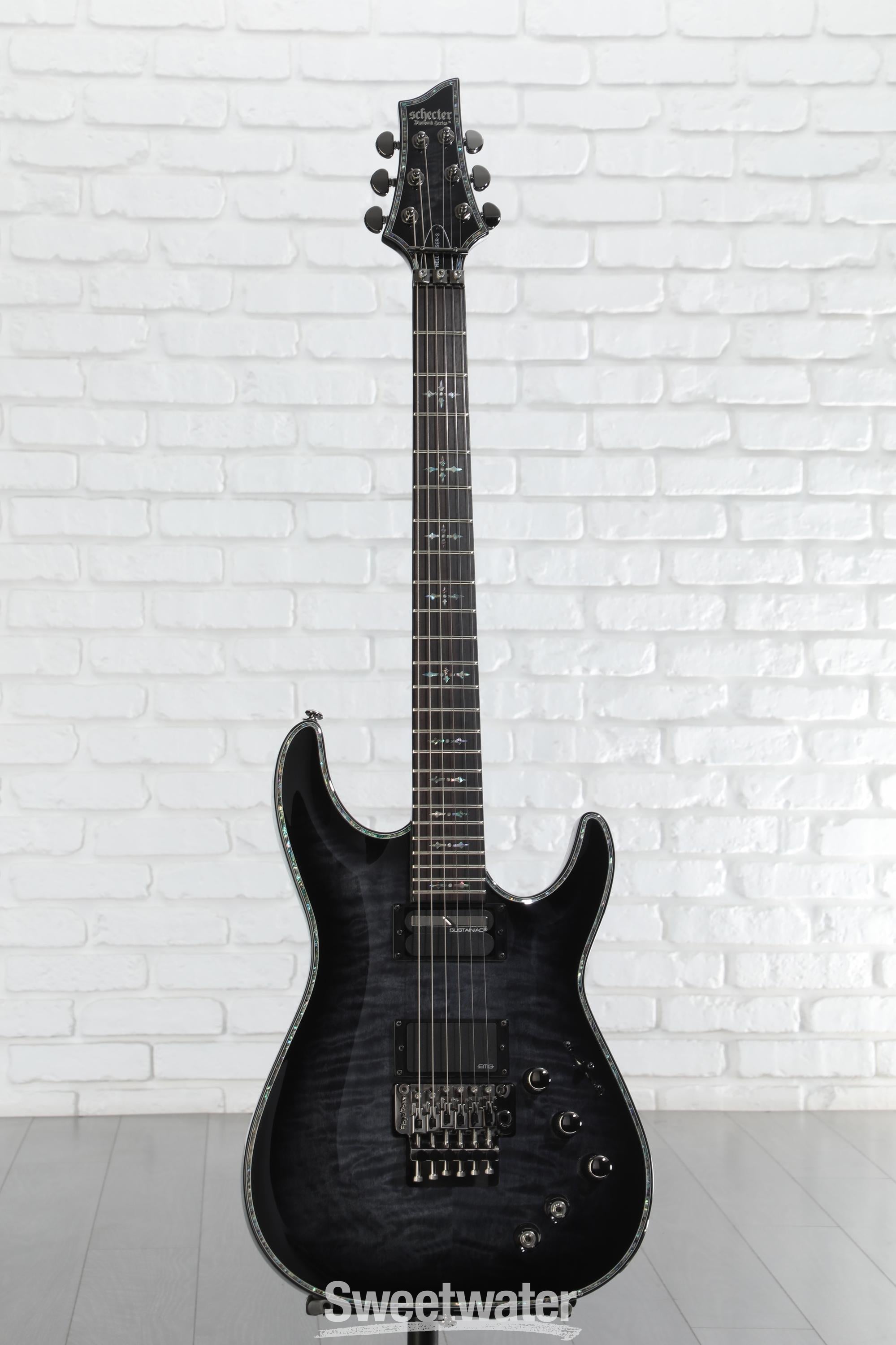 Schecter Hellraiser C-1 FR-S - Trans Black Burst