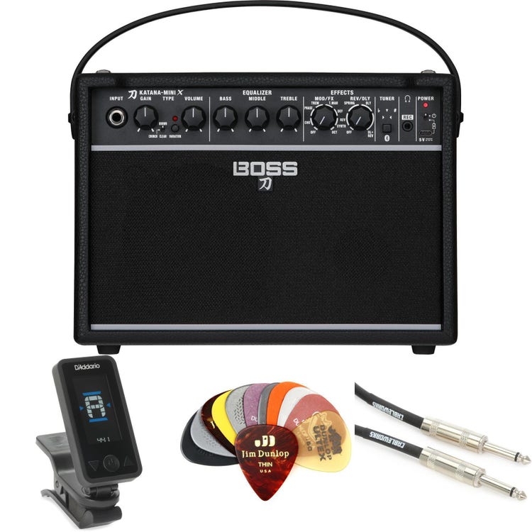 Boss Katana-Mini X 10-watt 1 x 5-inch Portable Guitar Amplifier  