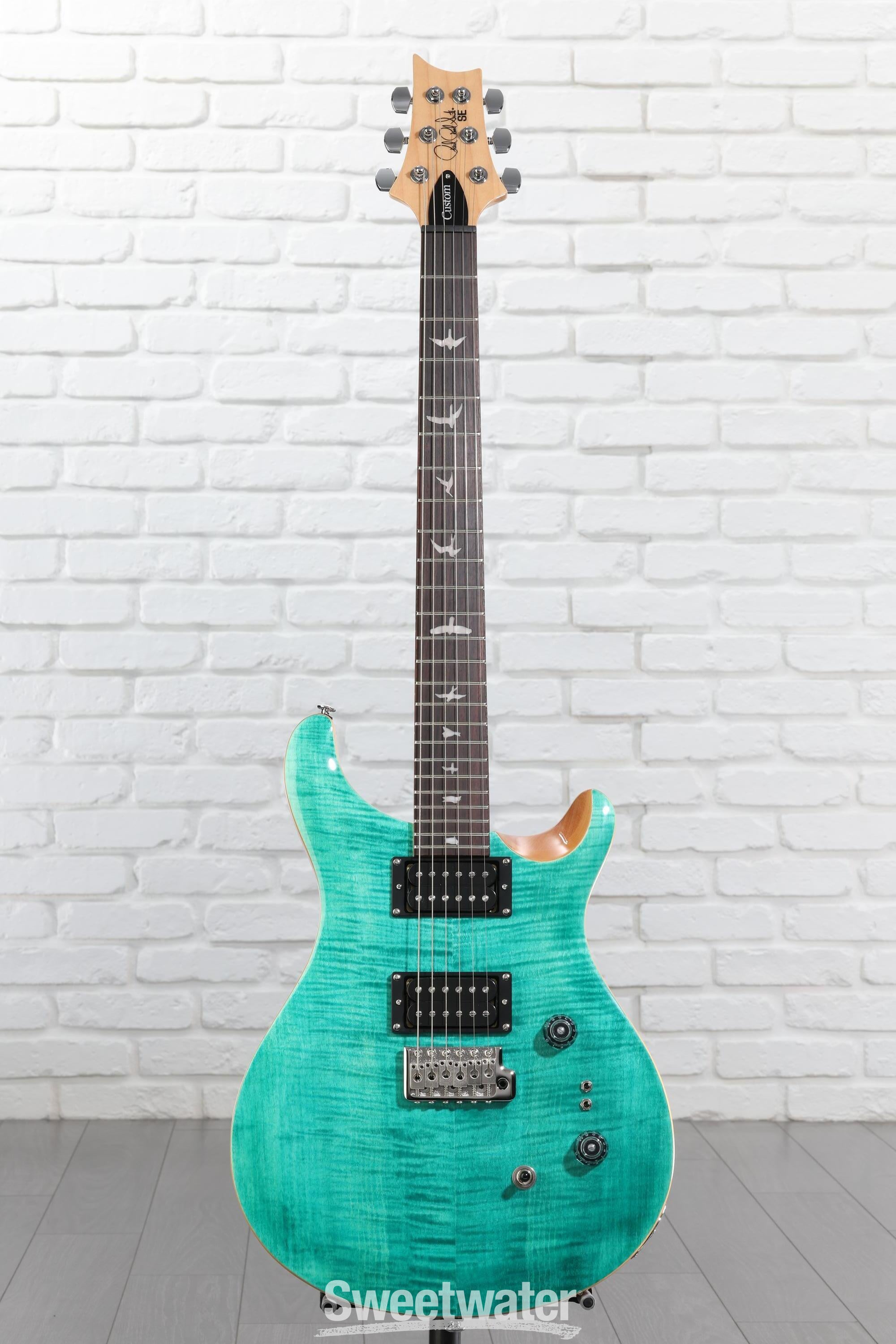 PRS SE Custom 24-08 Electric Guitar - Turquoise | Sweetwater