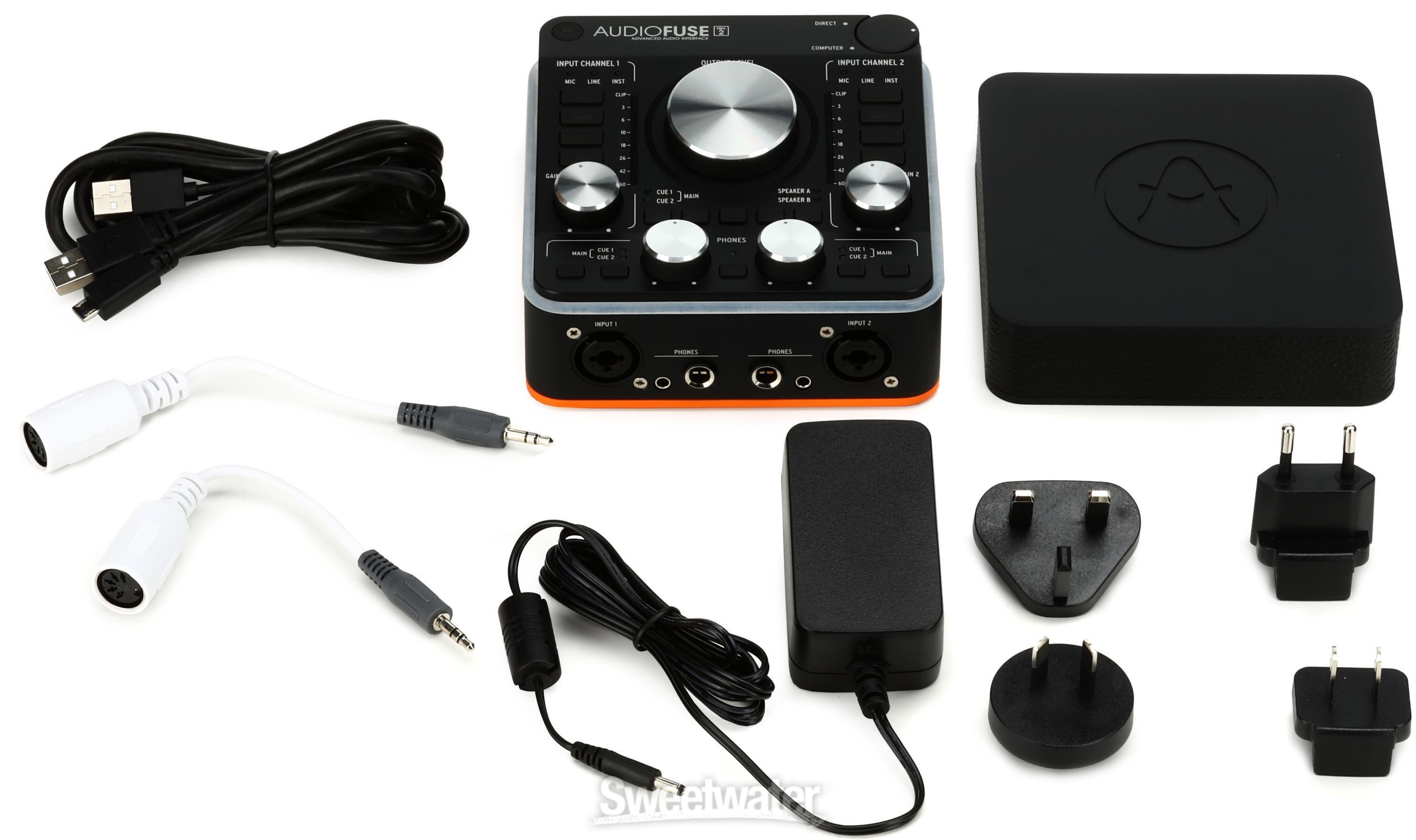 Arturia AudioFuse Rev2 USB Audio Interface - Black