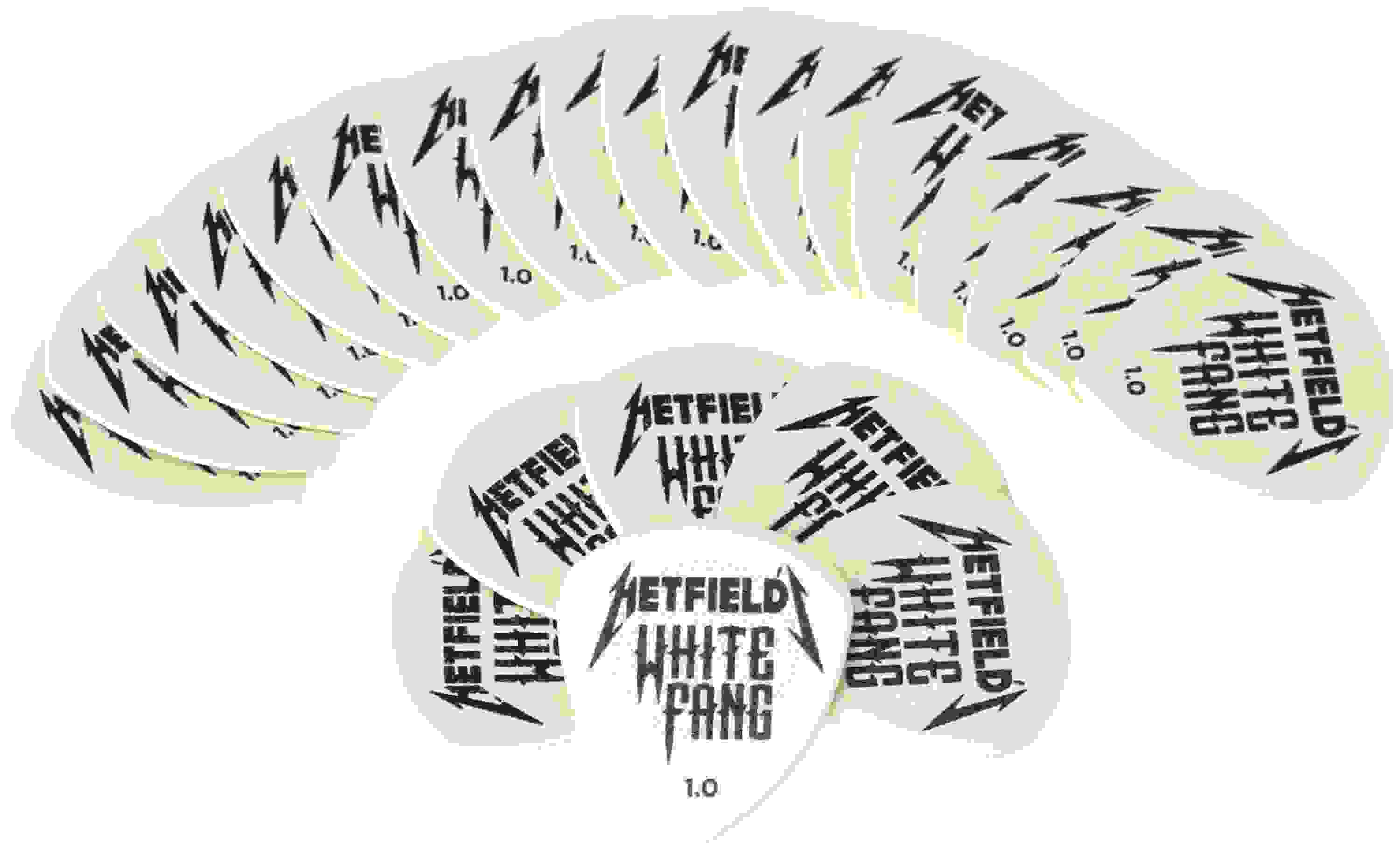 Dunlop James Hetfield White Fang Custom Guitar Picks 1.00mm 24-pack