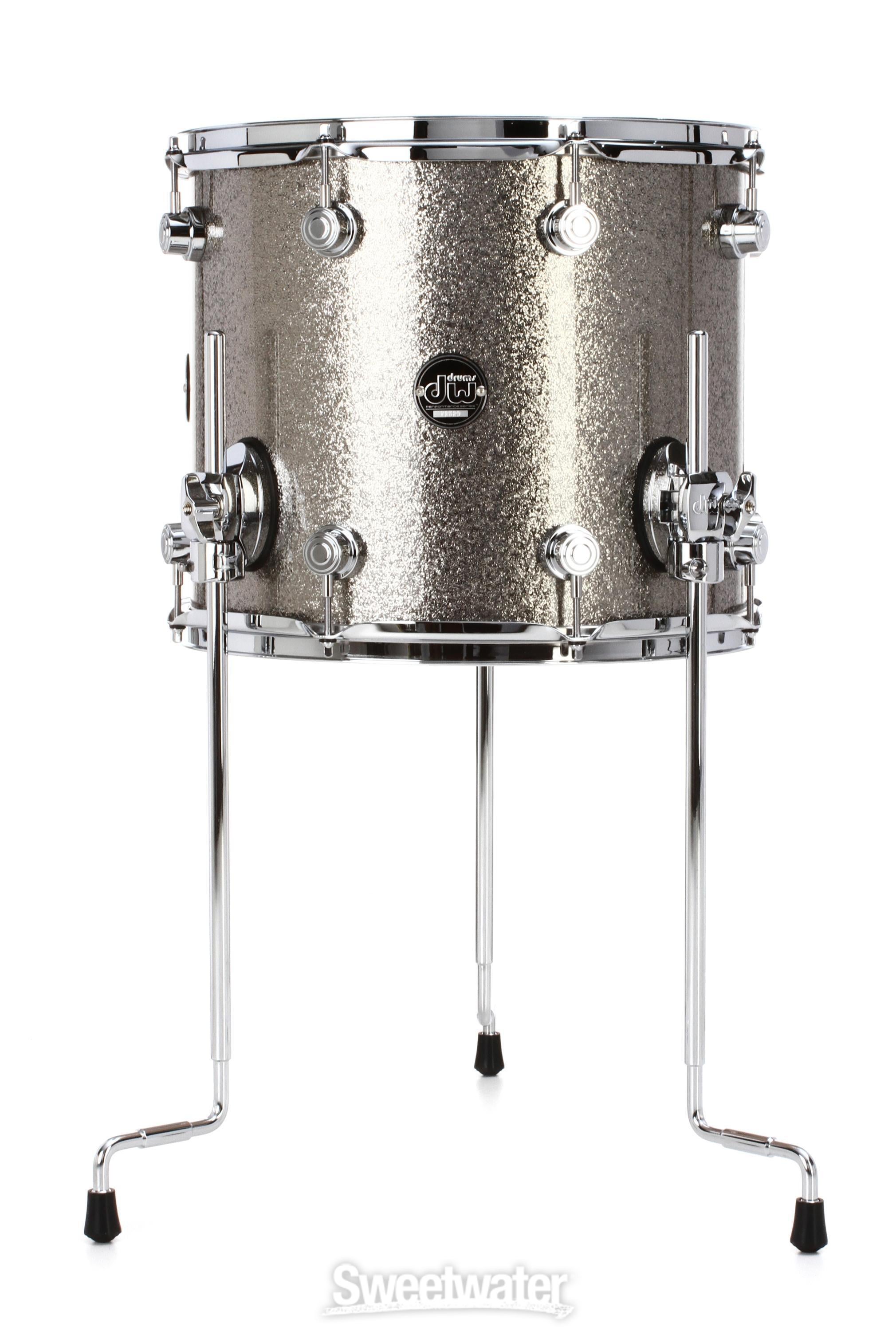 DW Performance Series 4-piece Tom/Snare Pack - Titanium Sparkle