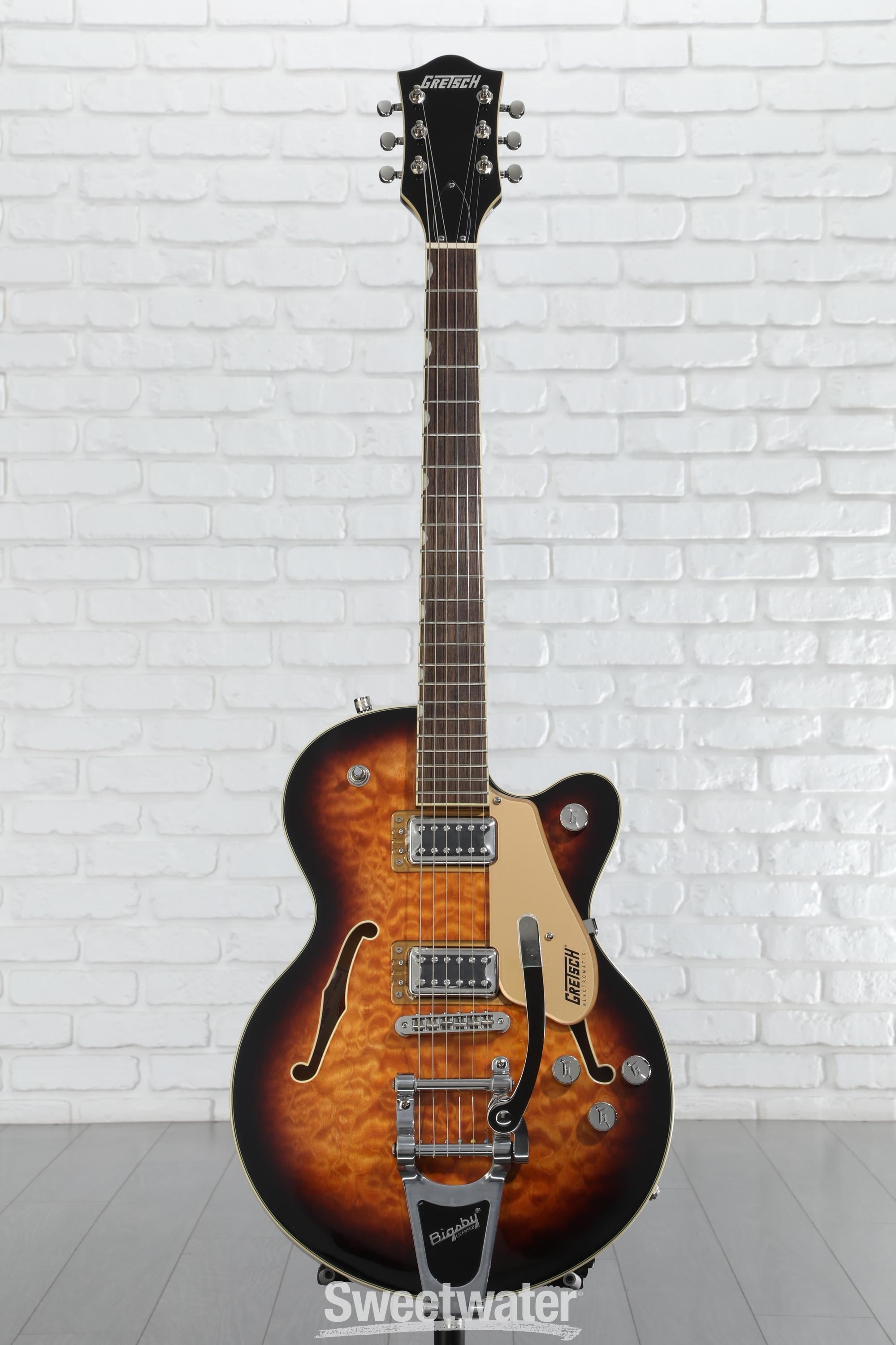 Gretsch G5655T-QM Electromatic Center Block Jr. Quilt Semi