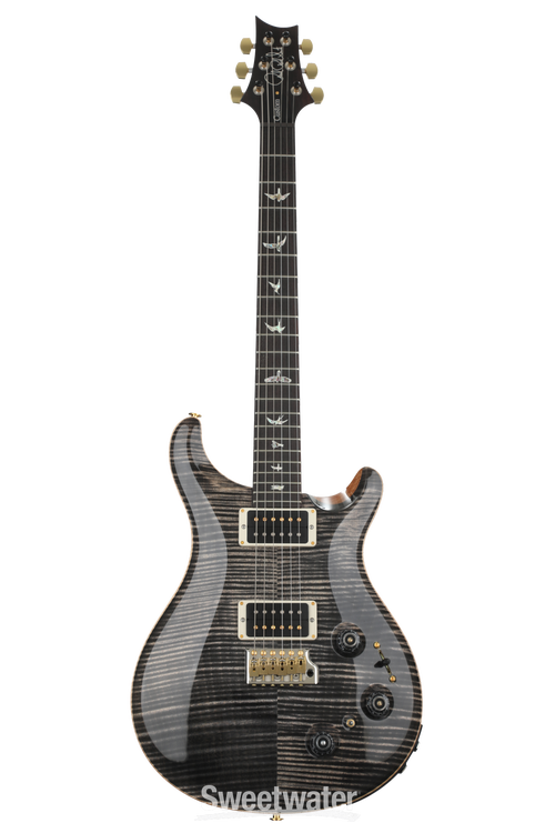 ギター PRS Custom22 10top PRS Custom 22 Piezo Electric Guitar - Charcoal 10-Top | Sweetwater