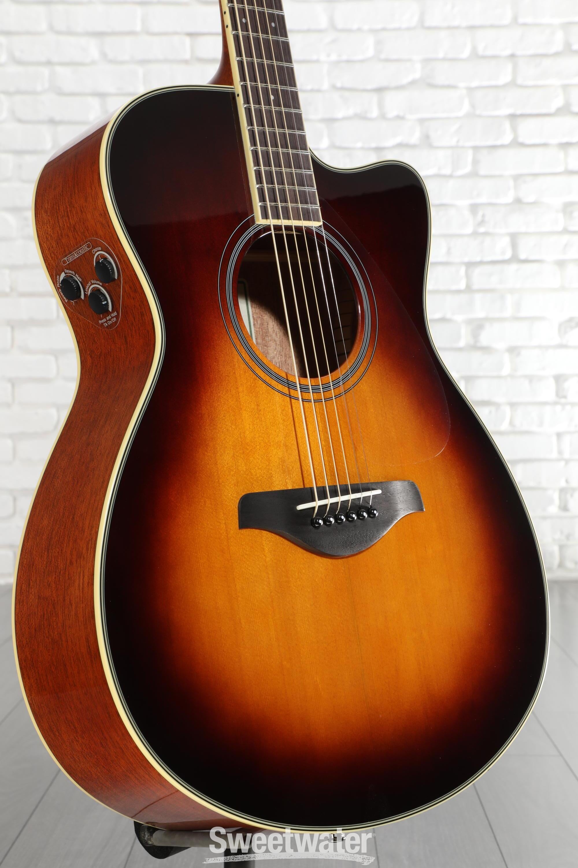 Photo of Yamaha FSC-TA TransAcoustic Concert Acoustic-electric Guitar - Brown Sunburst