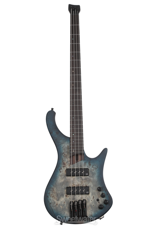 Ibanez EHB Ergonomic Headless Bass Guitar - Cosmic Blue Starburst