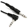 Photo of Hosa CSS-115R Balanced Interconnect Cable - 1/4-inch TRS Male to Right Angle 1/4-inch TRS Male - 15 foot