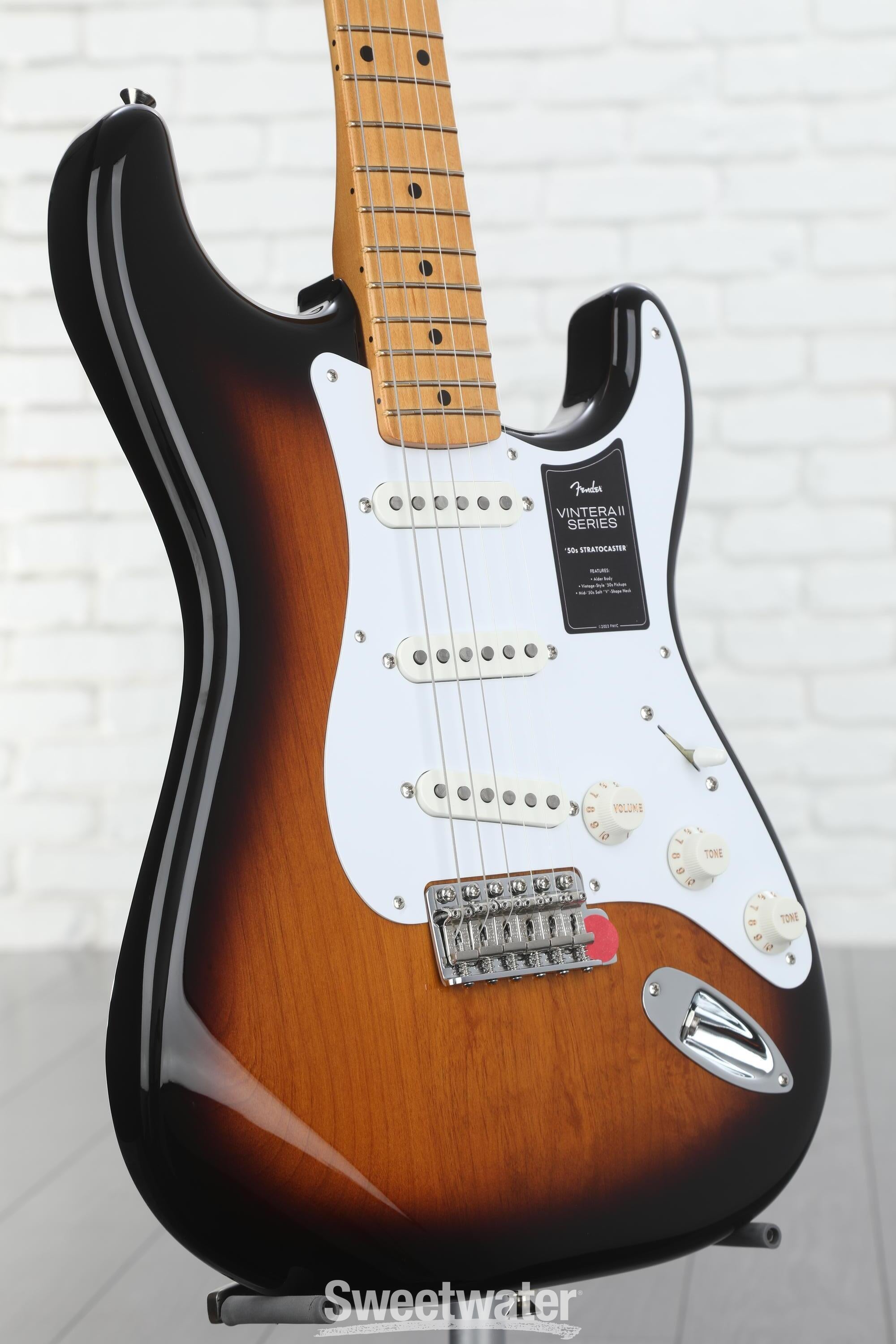Fender Vintera II '50s Stratocaster Electric Guitar - 2-color Sunburst with Maple Fingerboard