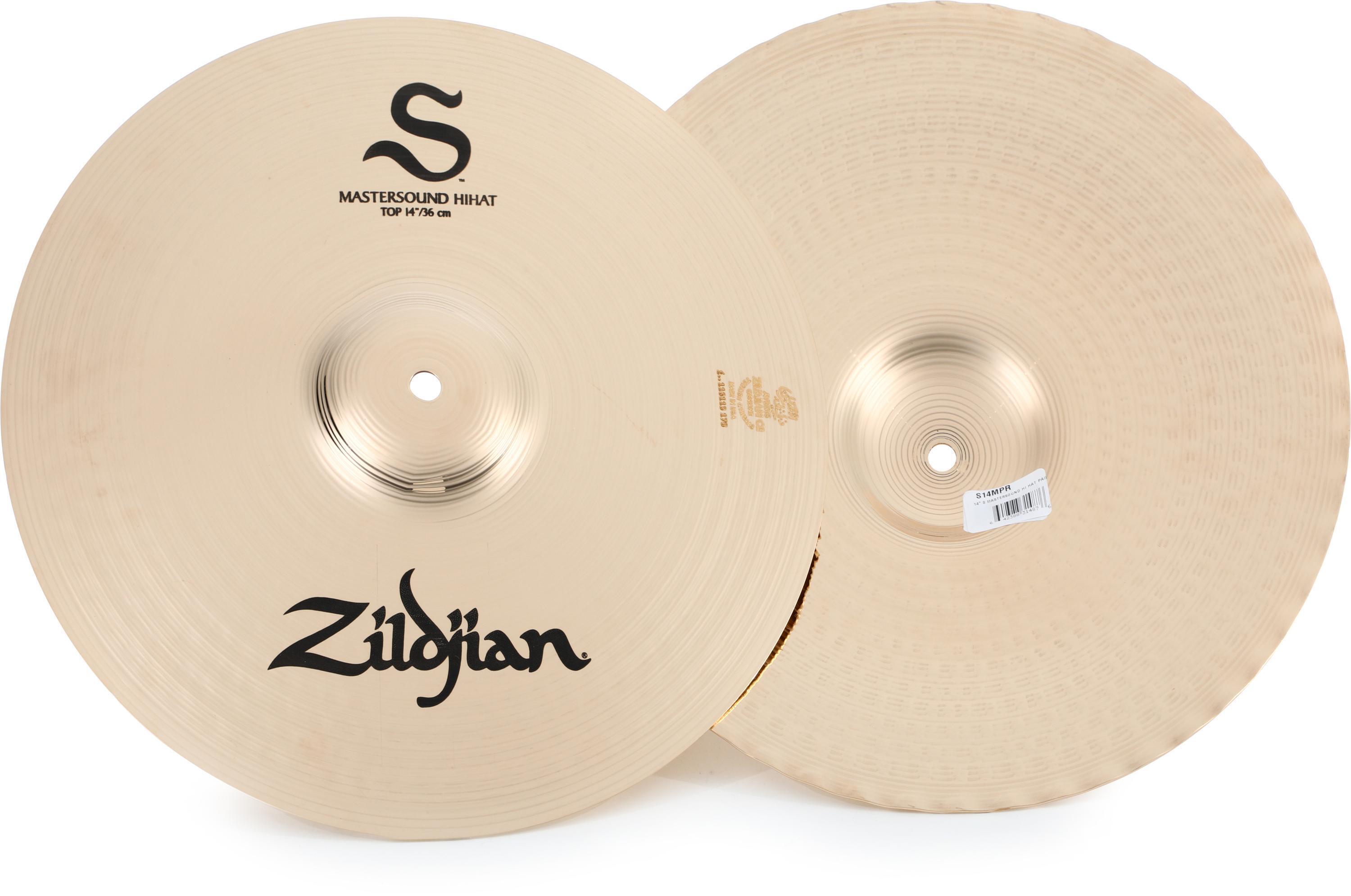 Zildjian 14 inch S Series Mastersound Hi-hat Cymbals | Sweetwater