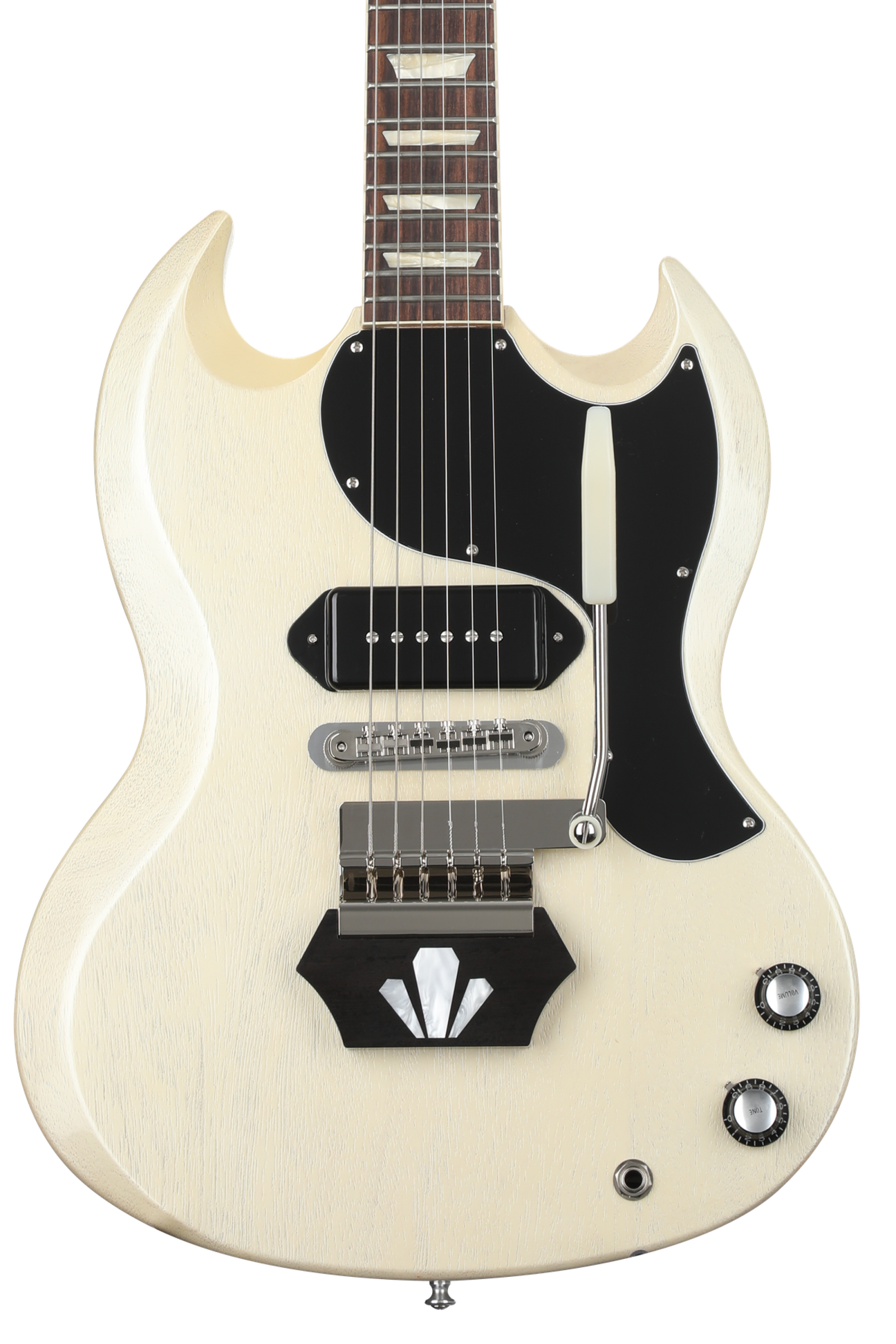 Gibson Custom Brian Ray '62 SG Junior - White Fox | Sweetwater Gibson Custom Brian Ray '62 SG Junior - White Fox | Sweetwater