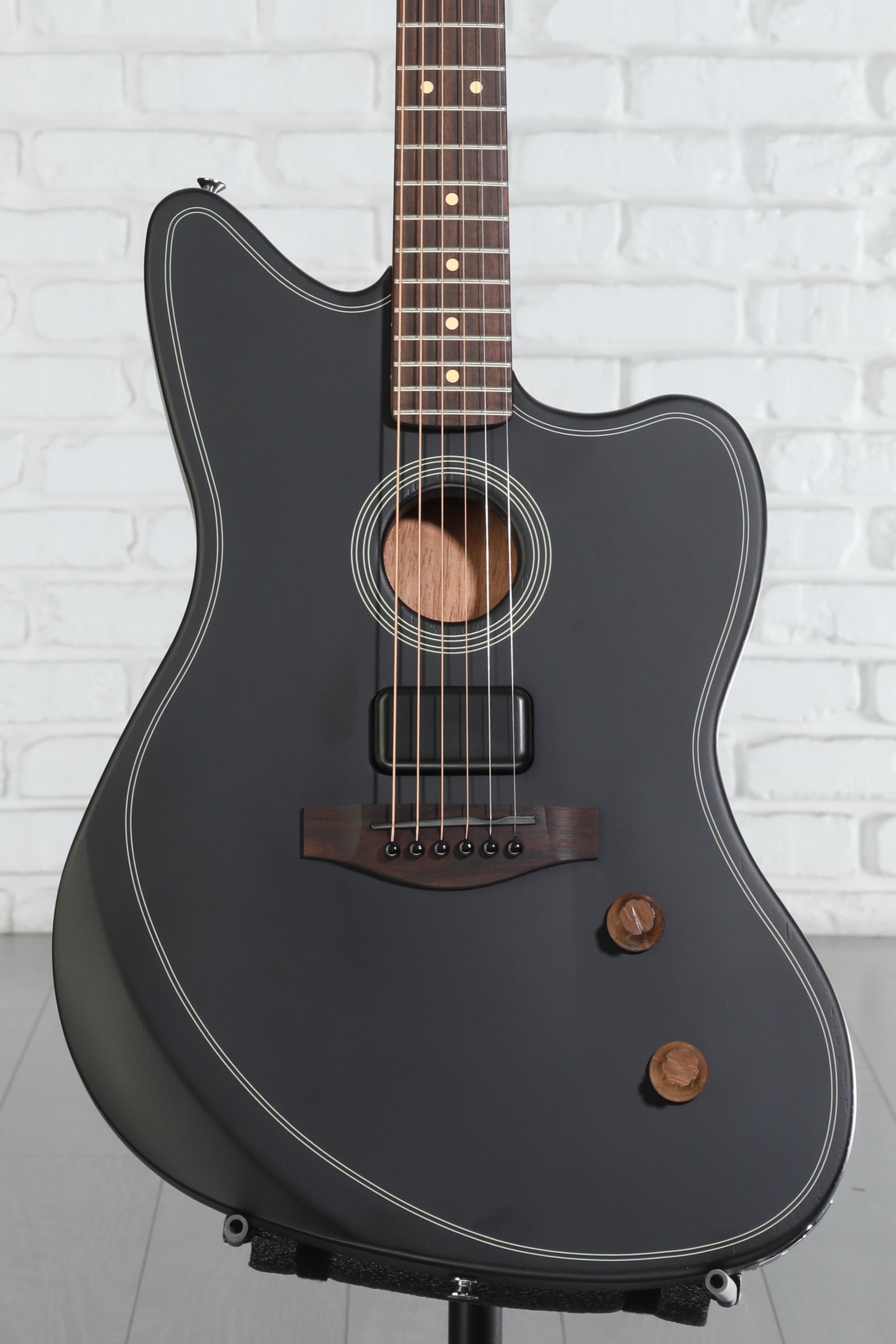 【最終値下】Fender Acoustasonic Standard 黒 FENDER ( フェンダー ) Acoustasonic Std JM, Black 送料無料