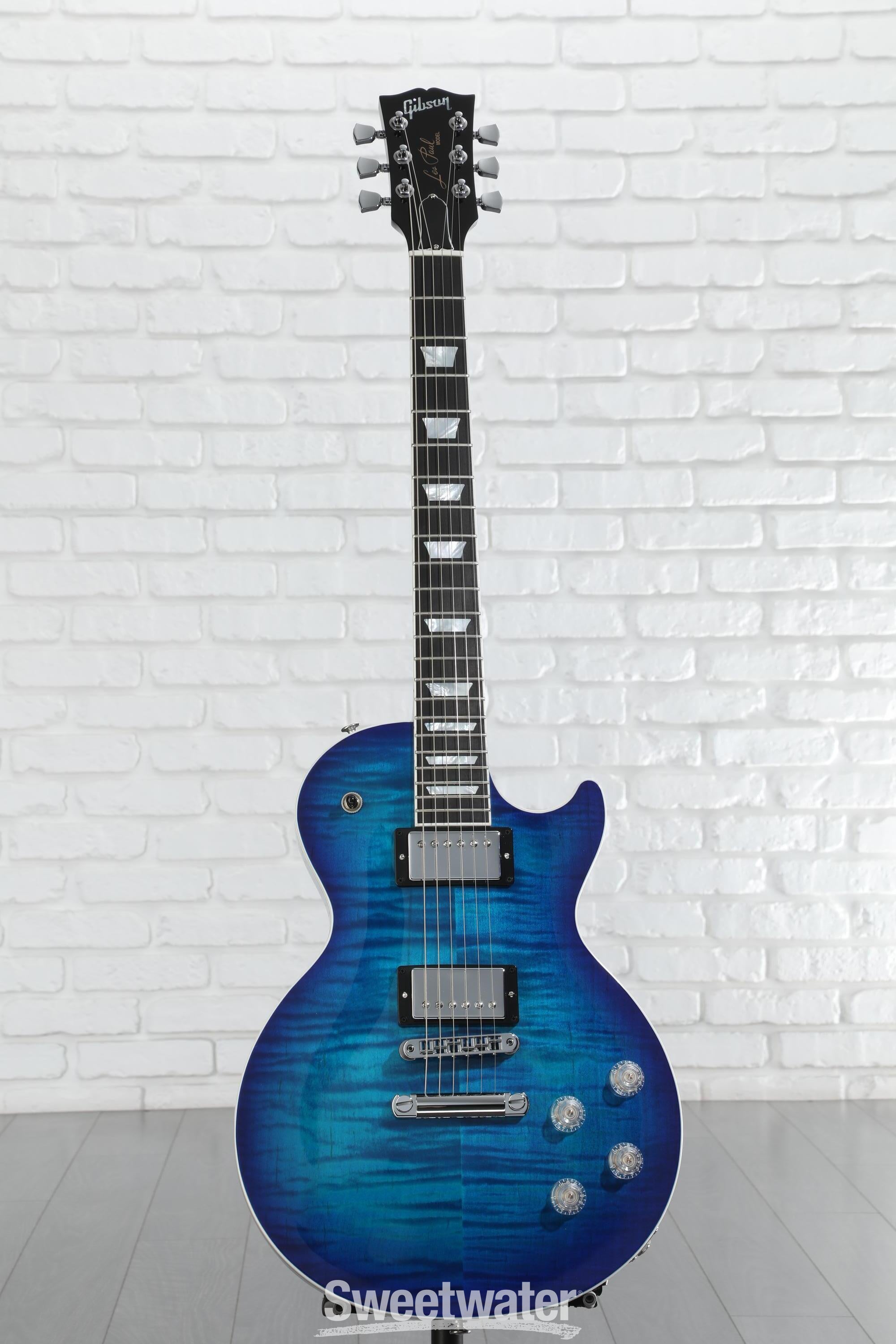 Gibson Les Paul Modern Figured Electric Guitar - Cobalt