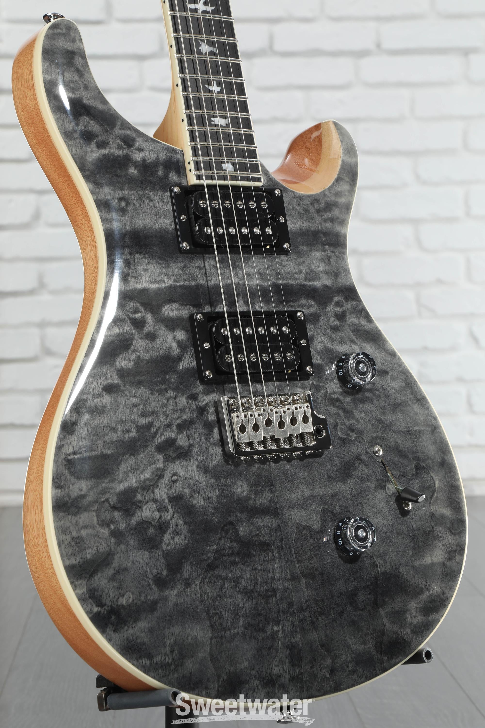 PRS SE Custom 24 Electric Guitar - Quilt Charcoal