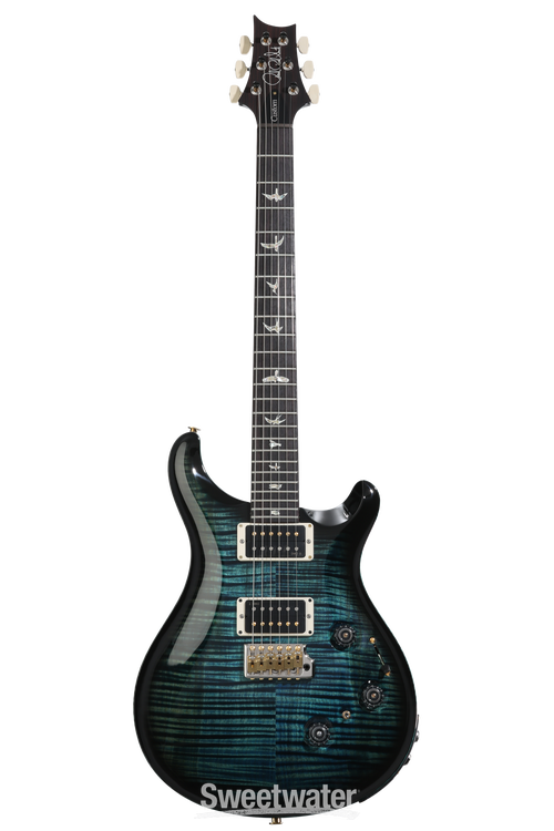 PRS Custom 24 Piezo 10-Top Electric Guitar - Cobalt