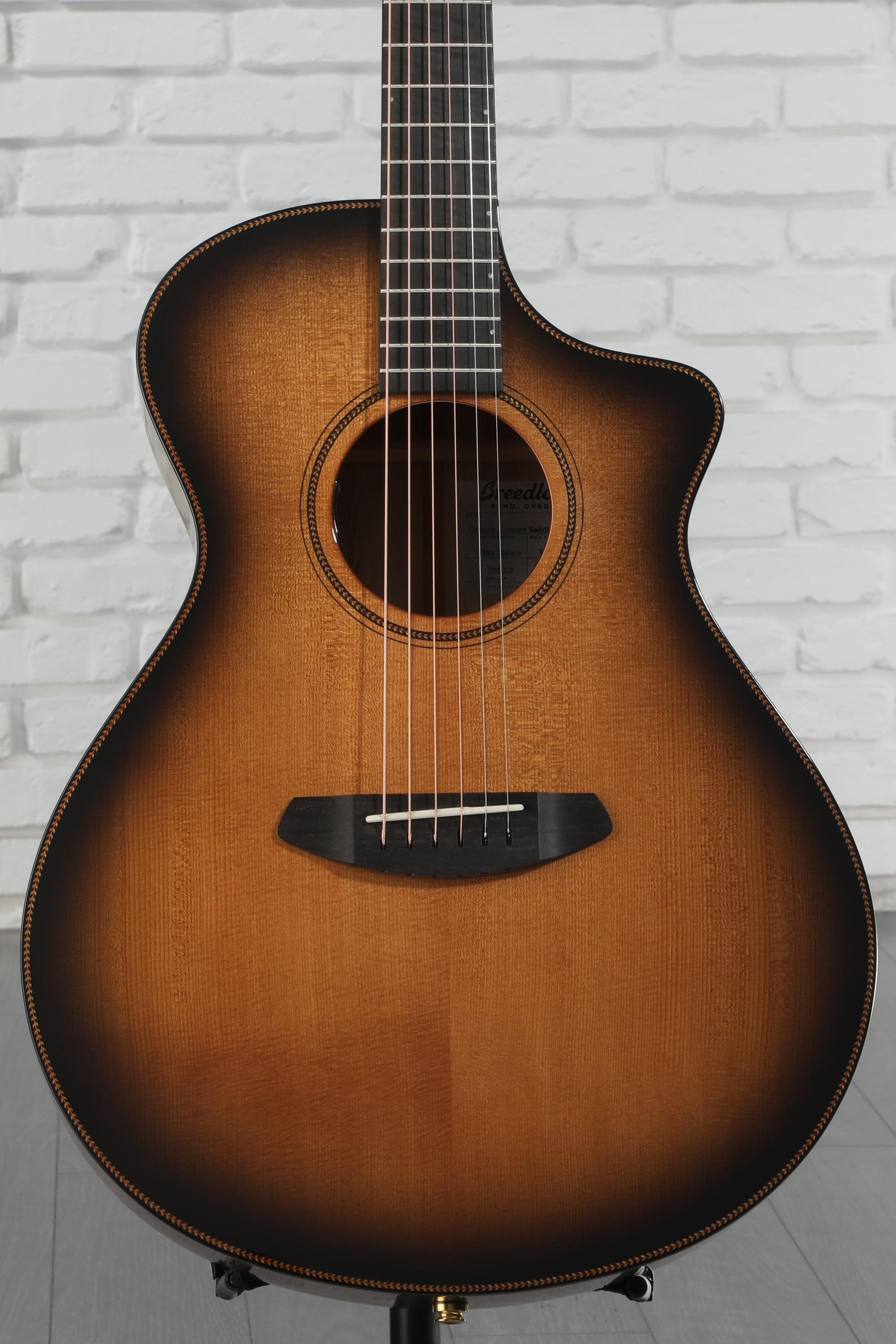 Breedlove Oregon Concert CE Acoustic-electric Guitar - Saddleback